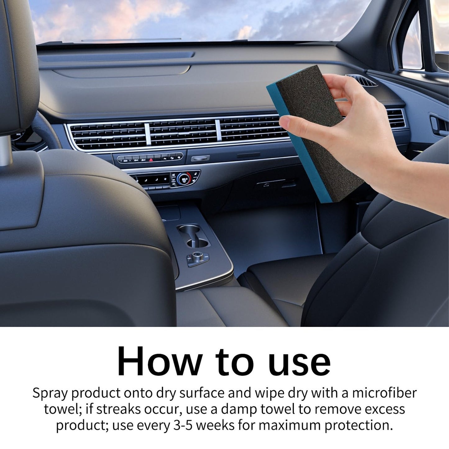 2PCS New Polishing Cleaner Car Interior, Interior Detail Spray, Cleaning & Decontamination, Interior All Purpose Car Cleaner for Rubber, Leather(100ml)