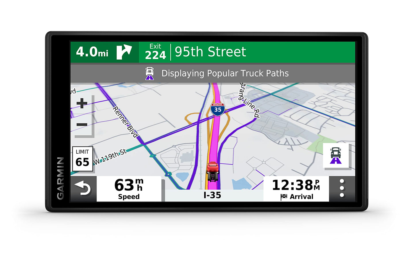 Garmin Dezl OTR500, 5.5-inch GPS Truck Navigator, Custom Truck Routing and Load-to-Dock Guidance, 010-02603-00