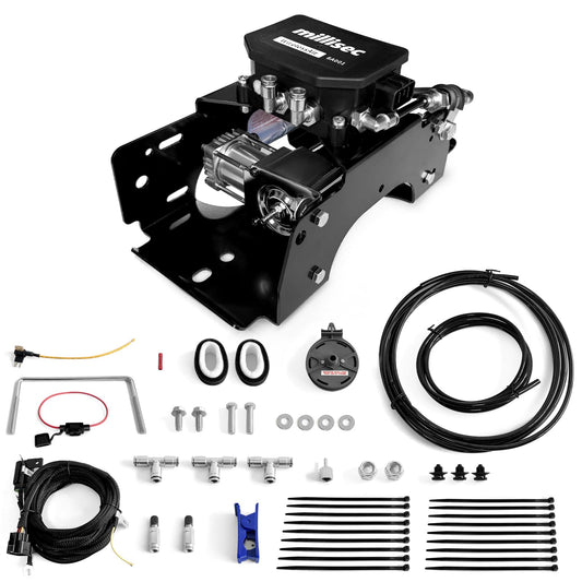 MILLISEC Wireless On Board Air Compressor System Dual-Path Control Heavy-Duty 120 Psi, 12v App Control Air Compressor Kit For Trucks Pickups Trailers Vans, Oem Number Replace# 74000ez