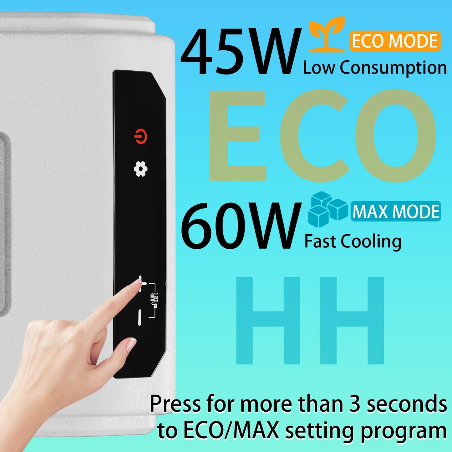 DollarDash 12Volt Mini Car Refrigerator, Outdoor 16QT Cooler Fridge for Vehicle, -4℉~68℉ Portable Freezer for Truck Van RV SUV Travel Camping Road Boat Trips (16QT)