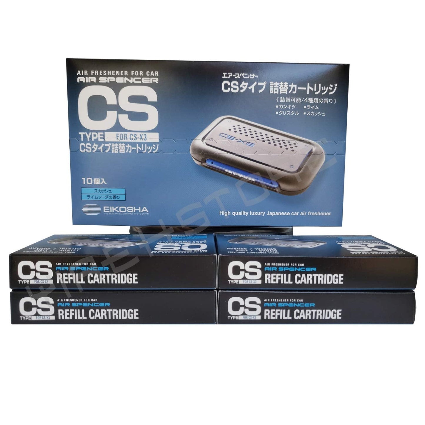 CSX3 30 Packs Wholesale Size CS-X3 Squash Air Spenser Squash JDM Car Air Freshner Refill, Wholesale-Price