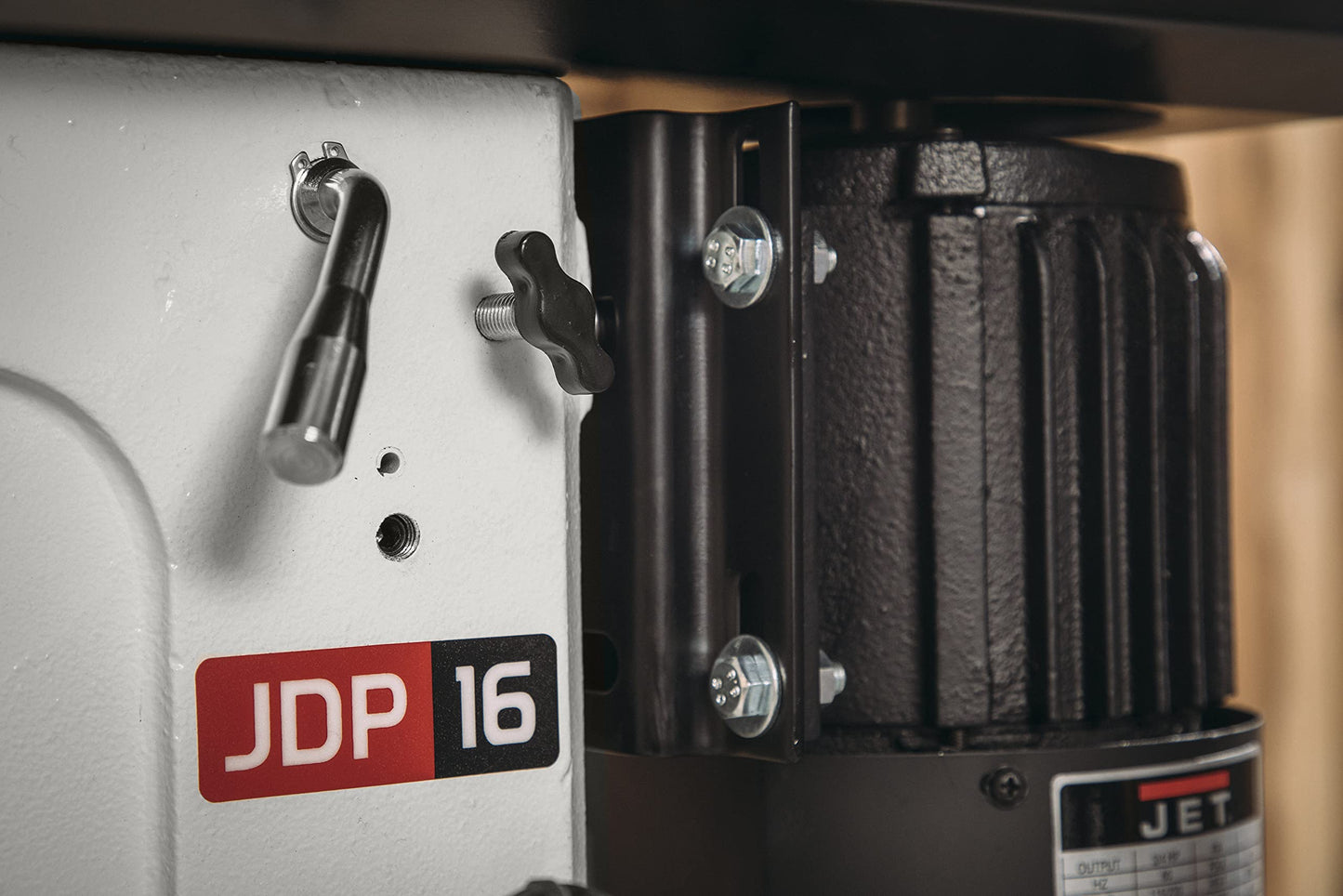 JET 17-Inch Floor Drill Press, 16 Speed, 3/4 HP, 115/230V 1Ph (Model JDP-17MF)