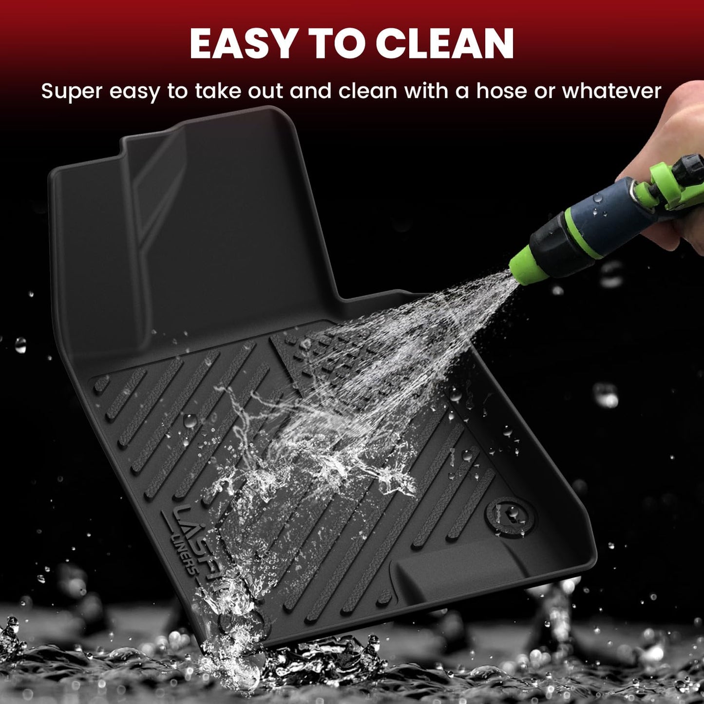 LASFIT Floor Mats & Cargo Mat for Hyundai Sonata 2020-2026 (Only Fit FWD & Gas) / Kia K5 2021-2025 (Only Fit FWD) All Weather TPE Custom Fit Floor Liners for Car Mats Trunk Mats