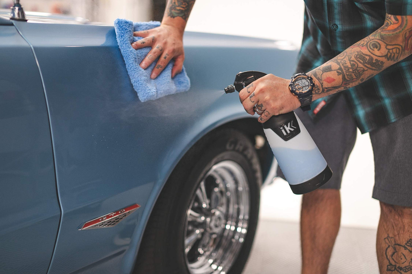 iK Goizper - Multi TR 1 Trigger Sprayer - Acid and Chemical Resistant, Commercial Grade, Adjustable Nozzle, Perfect for Automotive Detailing and Cleaning (Case of 12)