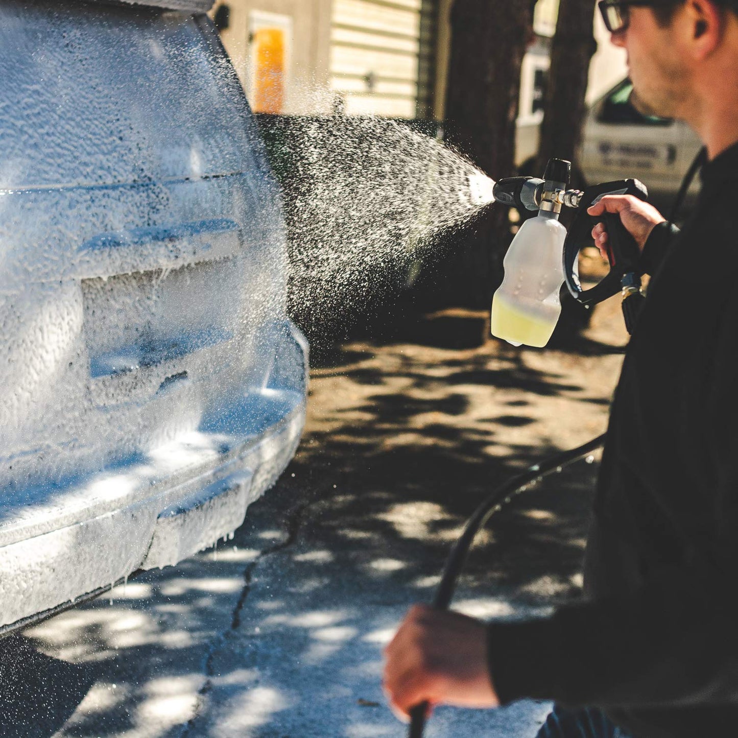 P&S Professional Detail Products Pearl Auto Shampoo – High-Foaming, pH-Balanced Car Wash Soap, Biodegradable, Safe for All Finishes, Lemon Scent, Foam Cannon & Bucket Wash - 1 Gallon