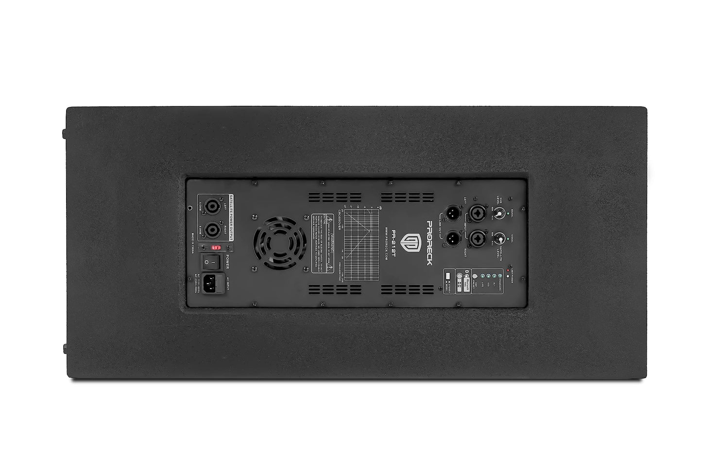 PRORECK Venue Set 10000W P.M.P.O Stereo/Mono DJ Powered PA Speaker System Combo Set Dual 4’’ Line Array Speaker, Dual 12 inch Active Subwoofer with Bluetooth Control, DSP Suitable for Concert, Venue