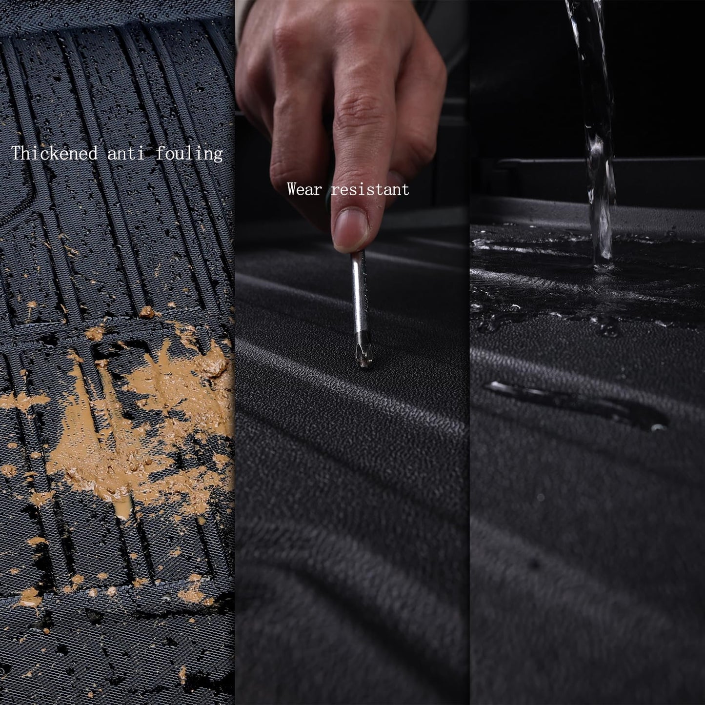 AltraVos Floor Liners & Large Cargo Liners for 2016-2020 Kia Sorento 7 Seats with Backrest Protection,TPE All Weather Protection Car Mats