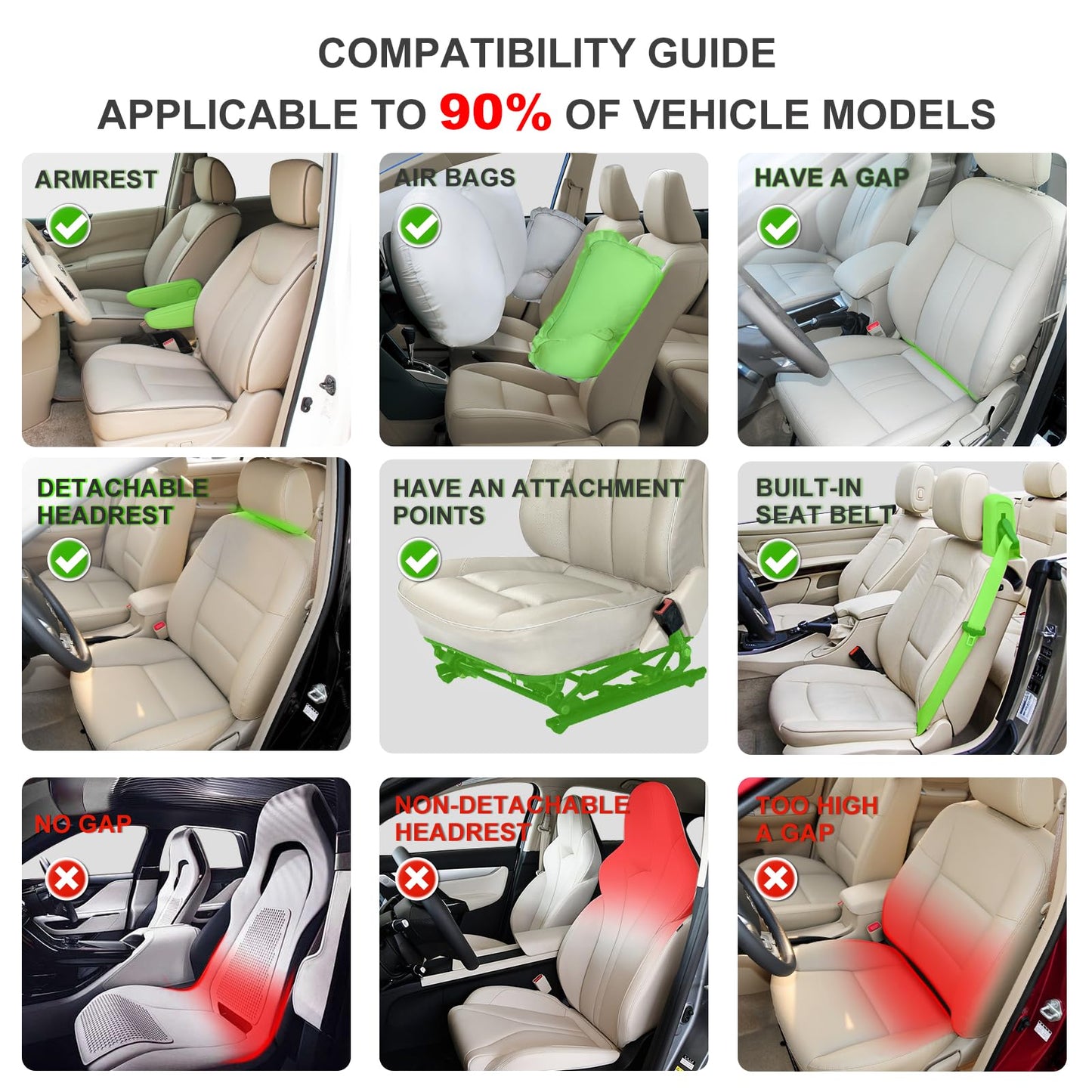 BOPUOVRE Linen Car Seat Covers Front Seat Covers Breathable Cloth Fabric Car Seat Protector - Universal Fit for Cars, Vans, SUVs, Trucks - 2 Units - Beige