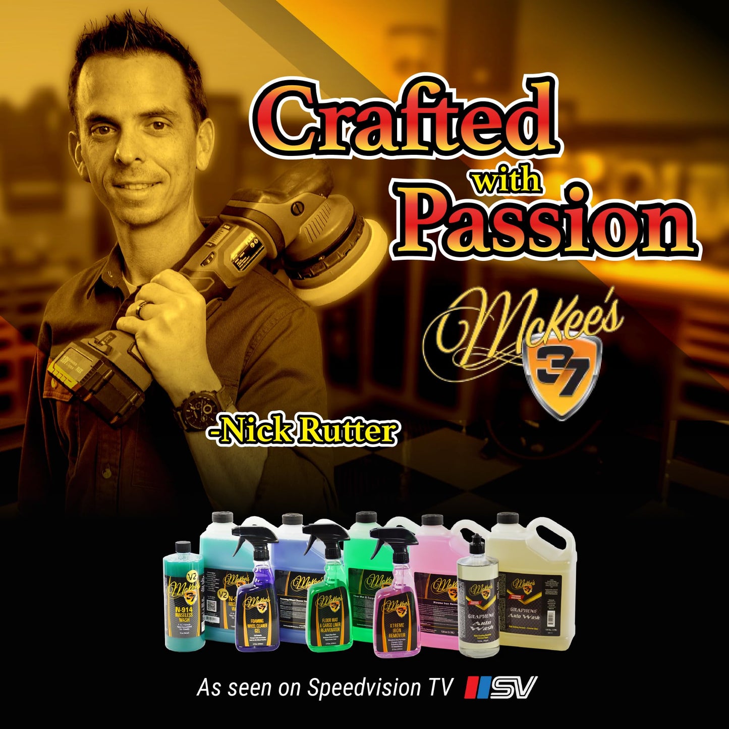 McKee's 37 - Hydro Graphene Ceramic Coating | Easy Spray On Ceramic Coating for Cars | Extreme Shine, Hydrophobic Protection & UV Resistance (128 oz)