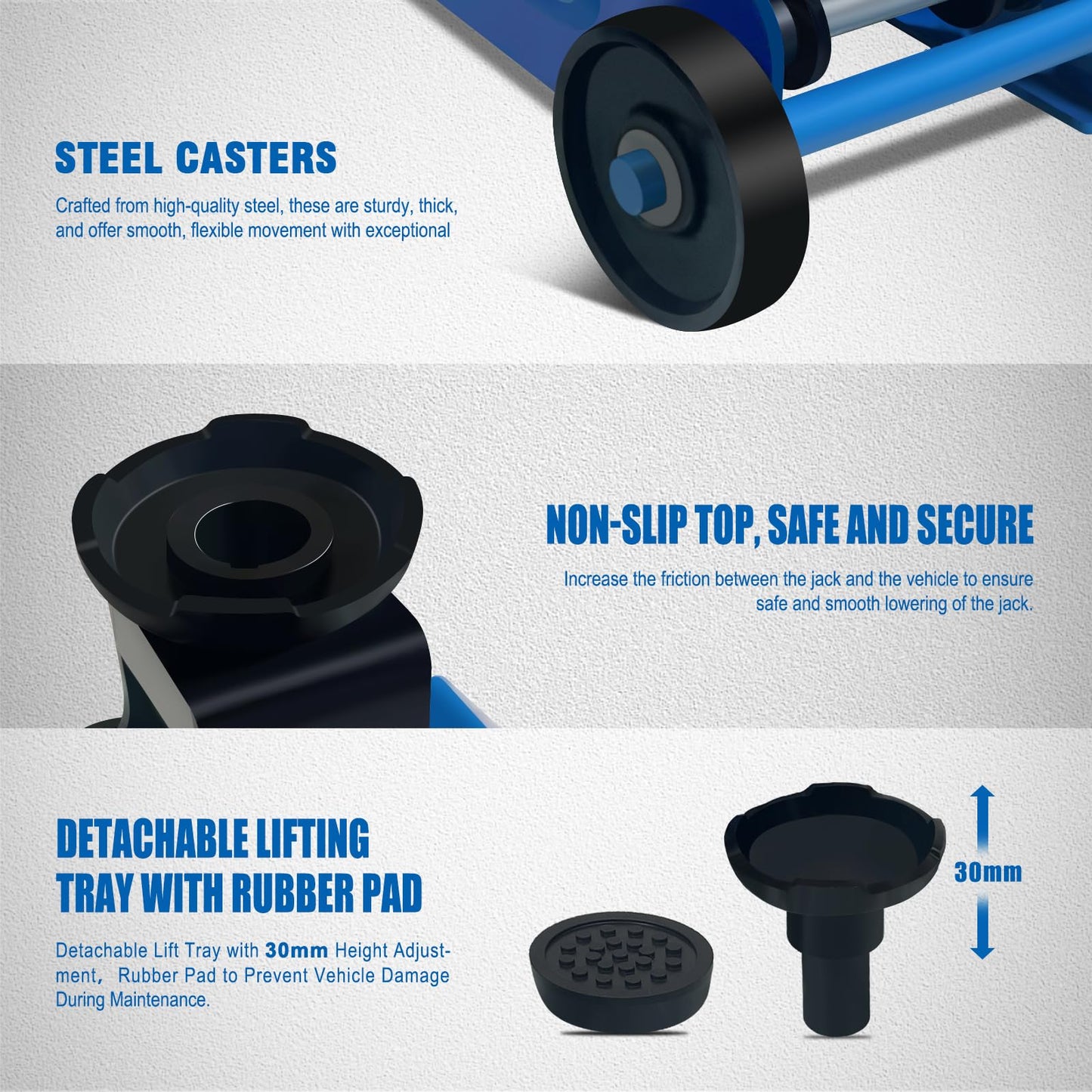 GAOLLY Mini Hydraulic Jack 2.5 Ton (5500lbs)/Floor Jack with Heightening Gasket,Lifting Range 4.13"-17"