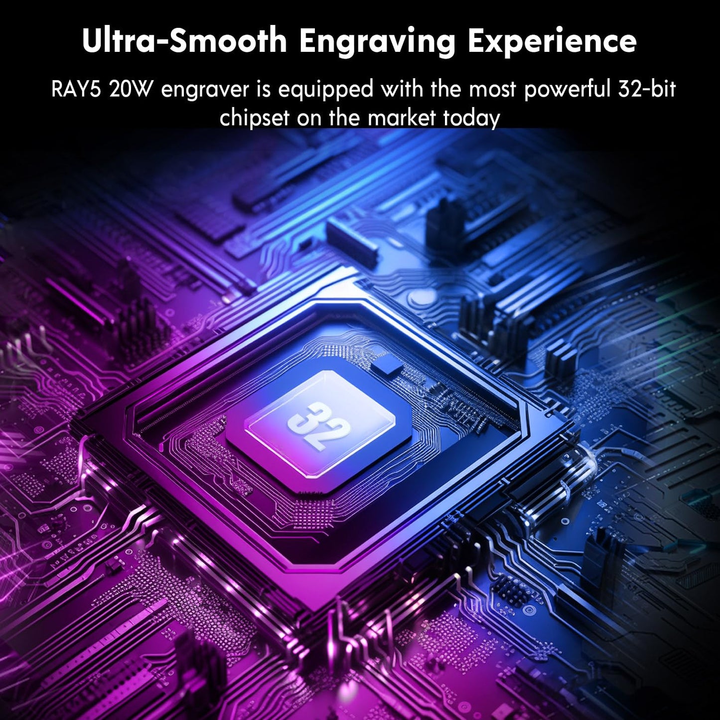 Longer RAY5 Upgraded 20W Laser Engraver Machine, Exclusive 3.5" Touch Screen for DIY, Cutting Tool for Metal Coloring, Acrylic, Wood, Glass, Leather. Laser Class 2