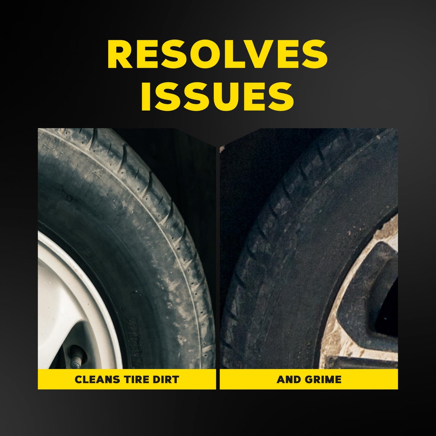 Meguiar's Hot Shine Tire Foam - High Goss Tire Shine That Cleans, Shines, and Protects in One, Deep, Black Shine with Conditioners and UV Protection to Help Keep Tires Looking Like New, 19 Oz Aerosol