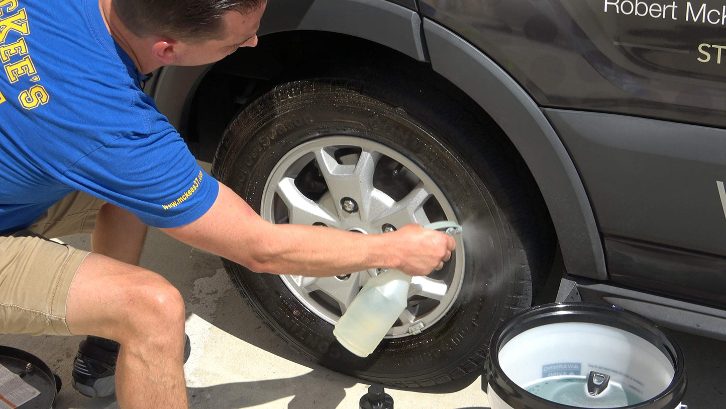 McKee's 37 MK37-416 Tire & Rubber Rejuvenator Concentrate (Creates 4 Gallons of Tire Cleaner), 128 oz.