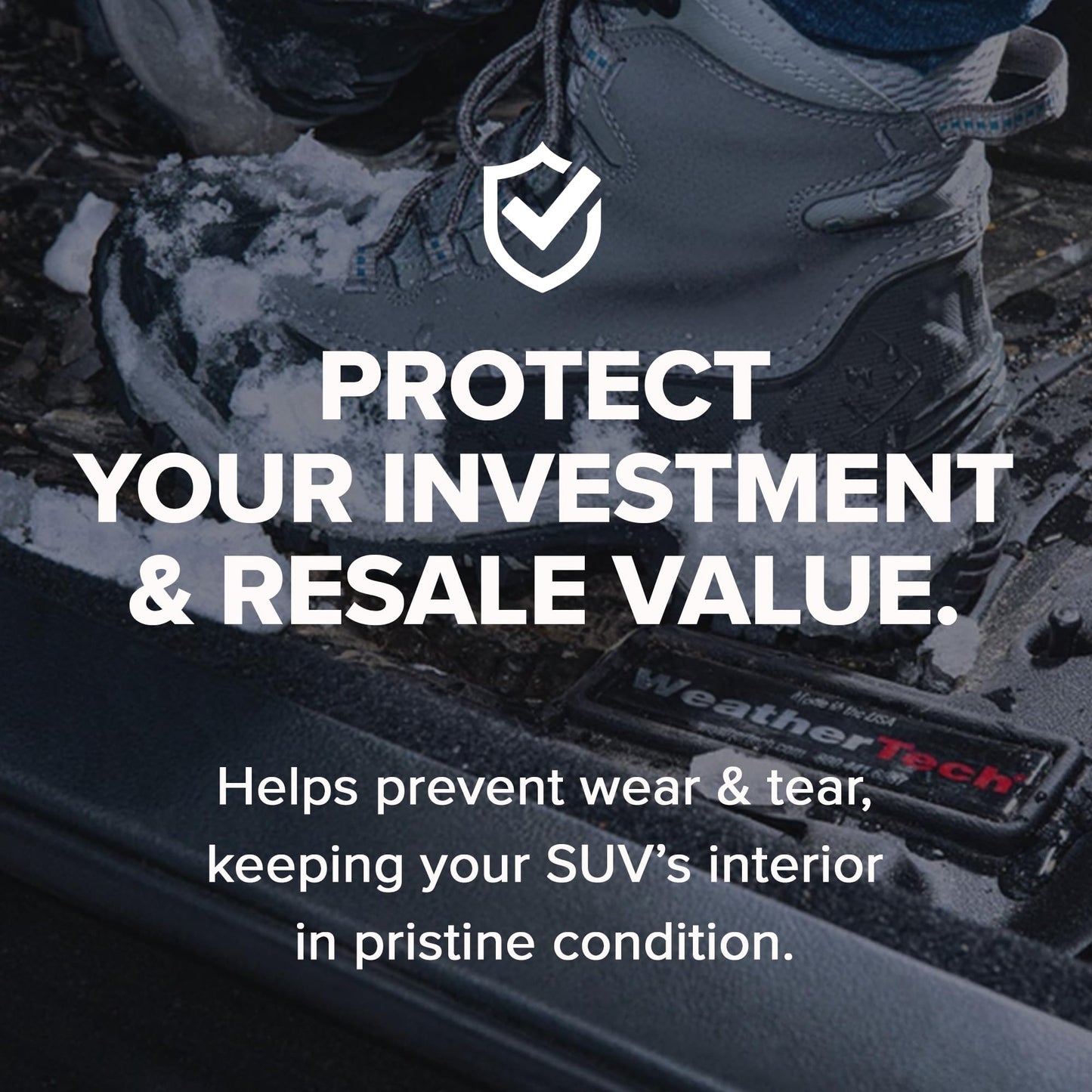 WeatherTech Custom Fit FloorLiners for Ford Explorer, Explorer Hybrid, Explorer ST (6-Passenger) - Full Set (4417161-441575-2-5), Black