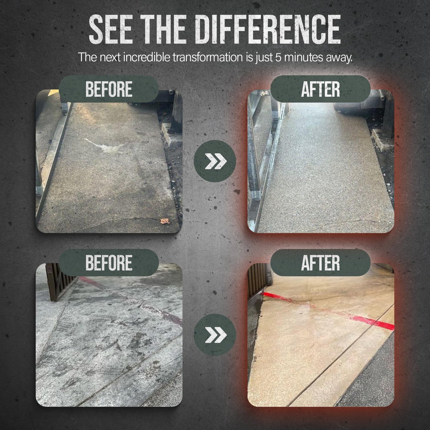 Dynamite Degreaser - Commercial Grade Degreaser for Oil Stain Removal, Concrete Dumpster Pads, Gas Station Cleaning (1)