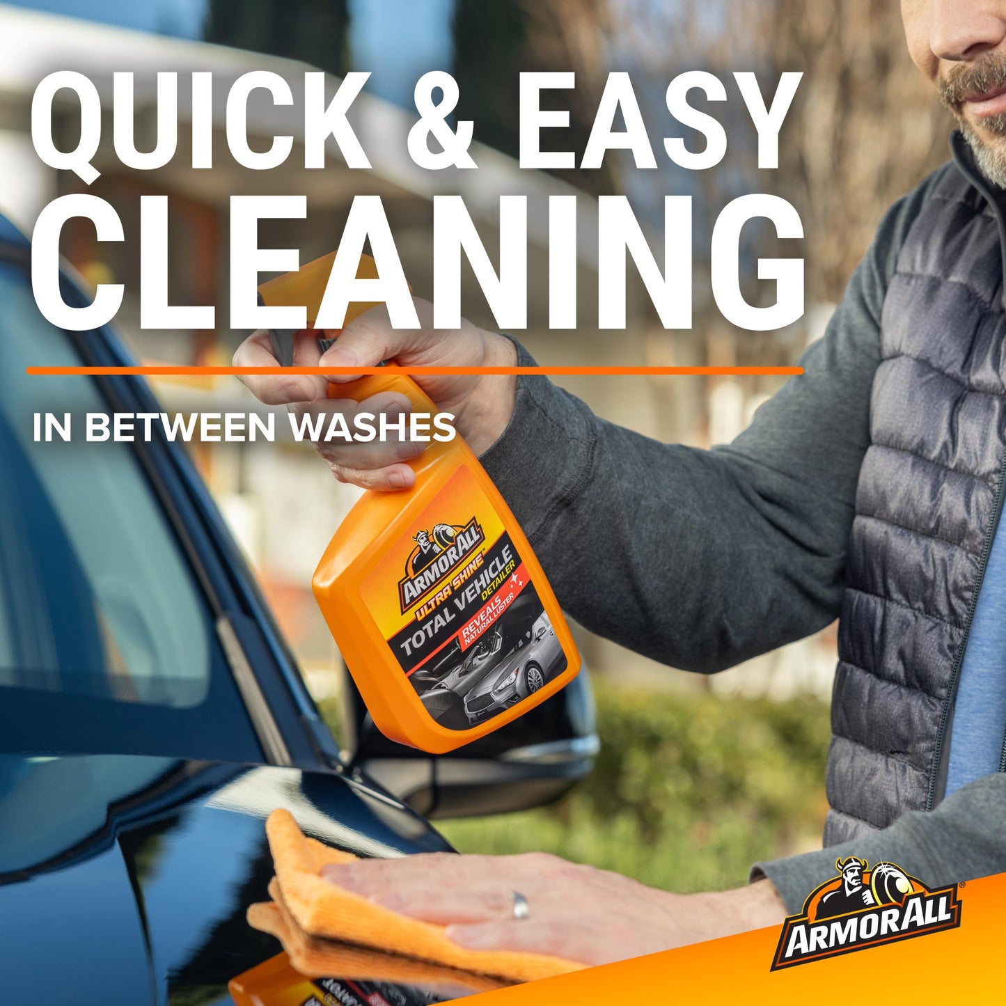 Armor All Ultra Shine Total Vehicle Detailer by Armor All, Car Detailer Spray for Interior and Exterior Use, 22 Fl Oz