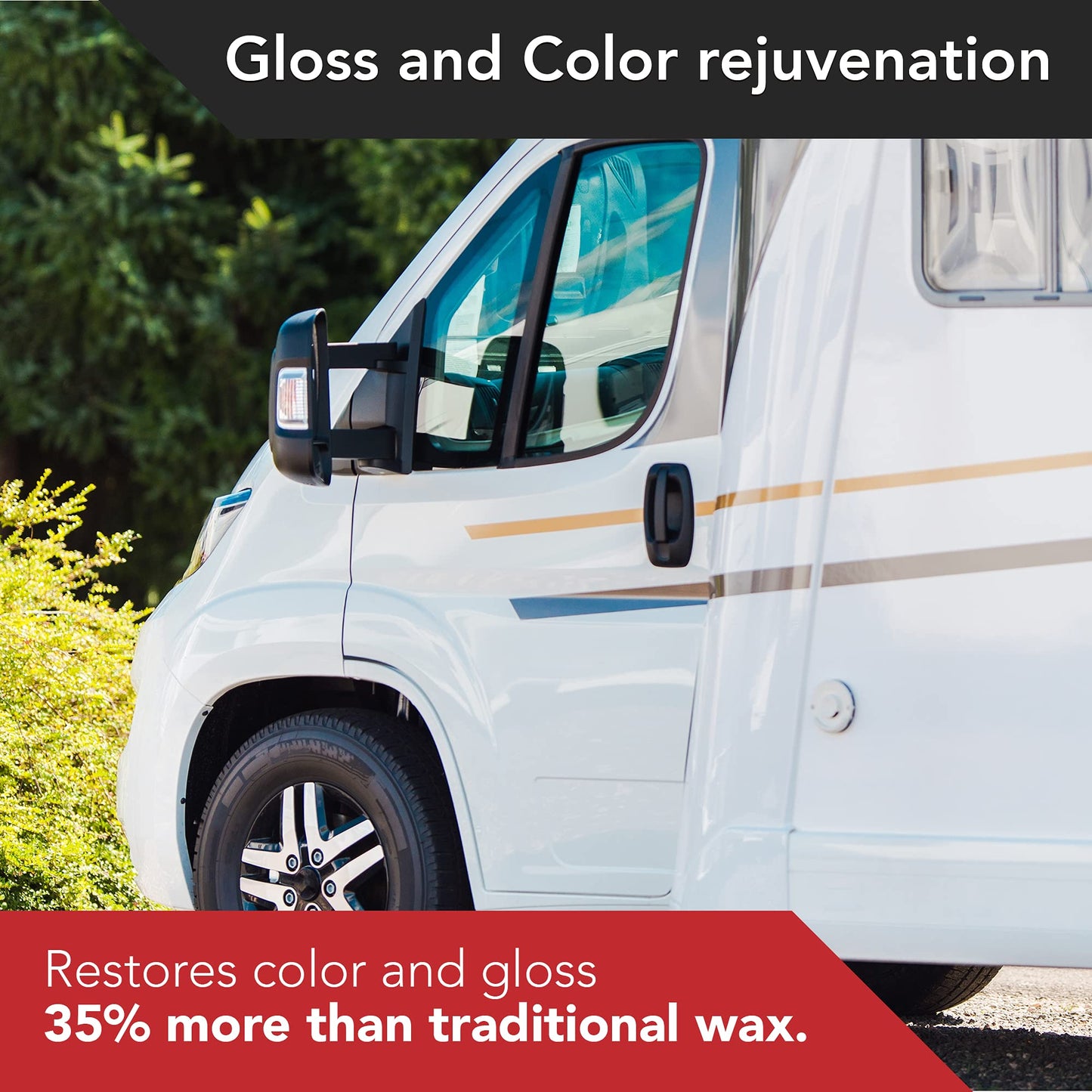 Glidecoat RV Ceramic Coating (250ml) - 9H Ceramic Coating for RVs, Aircraft, Cars & More - Better Than RV Wax and More Durable than Regular Ceramic Coating for Cars - Finest Nano Coating for the Road