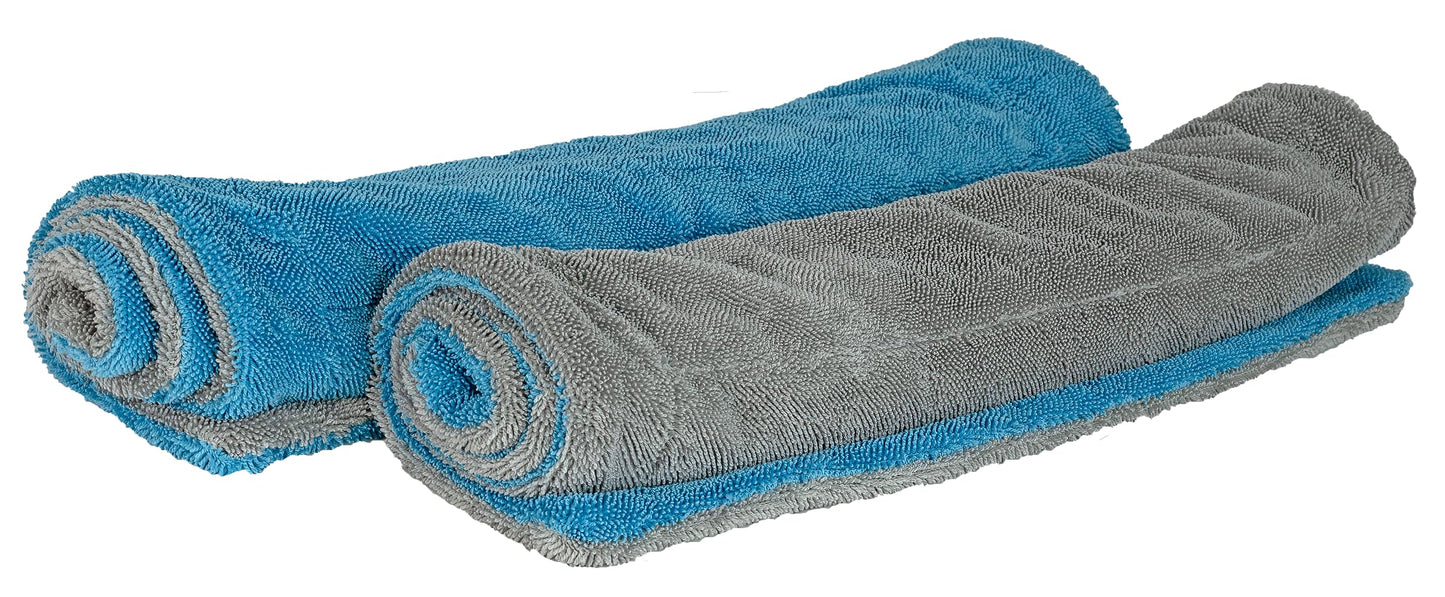 Gliptone Water Goblin 20" x 30" Extra Large Microfiber Drying Towel, Ultra Soft Softouch®, Streak-Free & Super Absorbent, Dries in One Pass, Safe for All Vehicles, Fast & Lint-Free, 6 Count