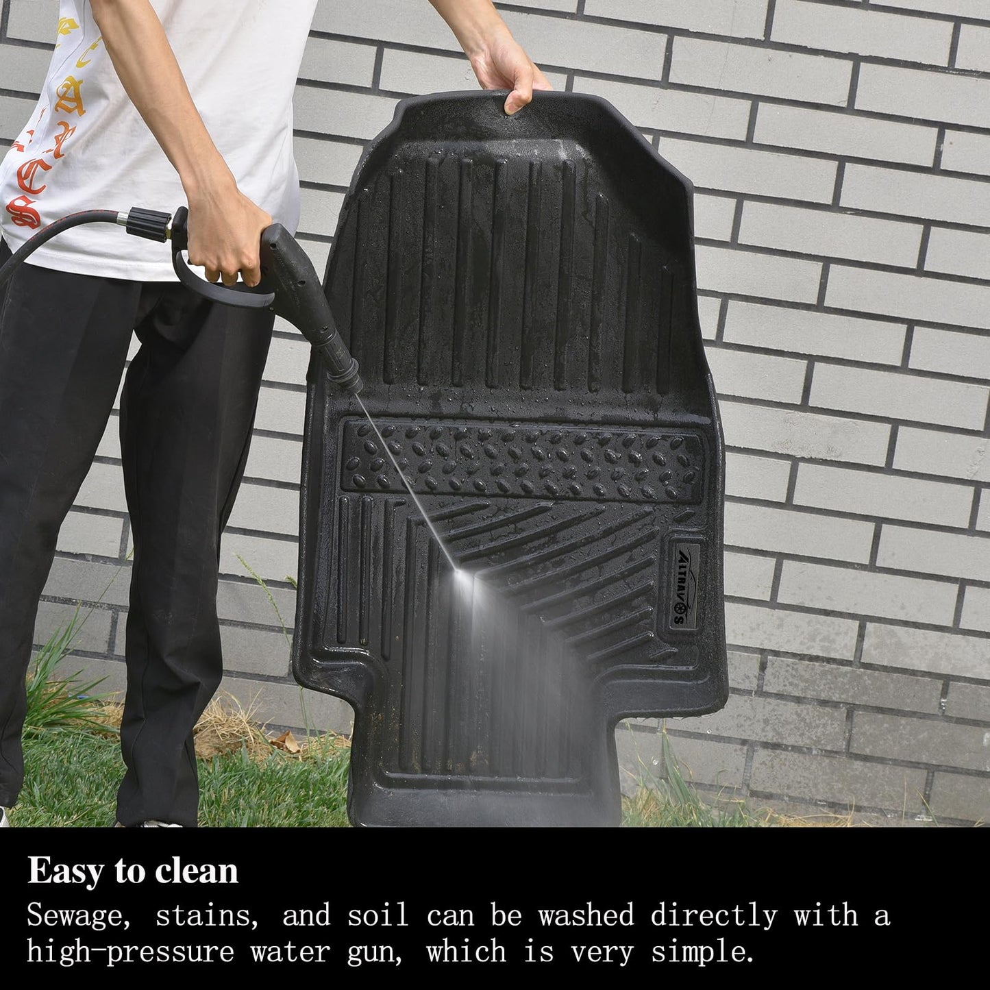 AltraVos Floor Liners & Large Cargo Liners for 2016-2020 Kia Sorento 7 Seats with Backrest Protection,TPE All Weather Protection Car Mats