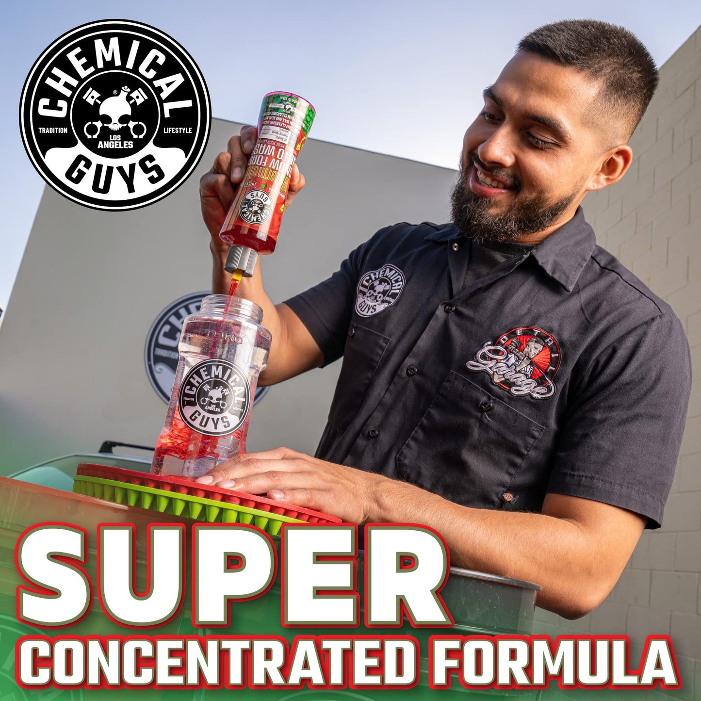 Chemical Guys CWS208 Watermelon Snow Foam Car Wash Soap (Works with Foam Cannons / Guns or Bucket Washes) Safe for Trucks, Motorcycles, RVs & More, 128 fl oz (1 Gallon), Watermelon Scent