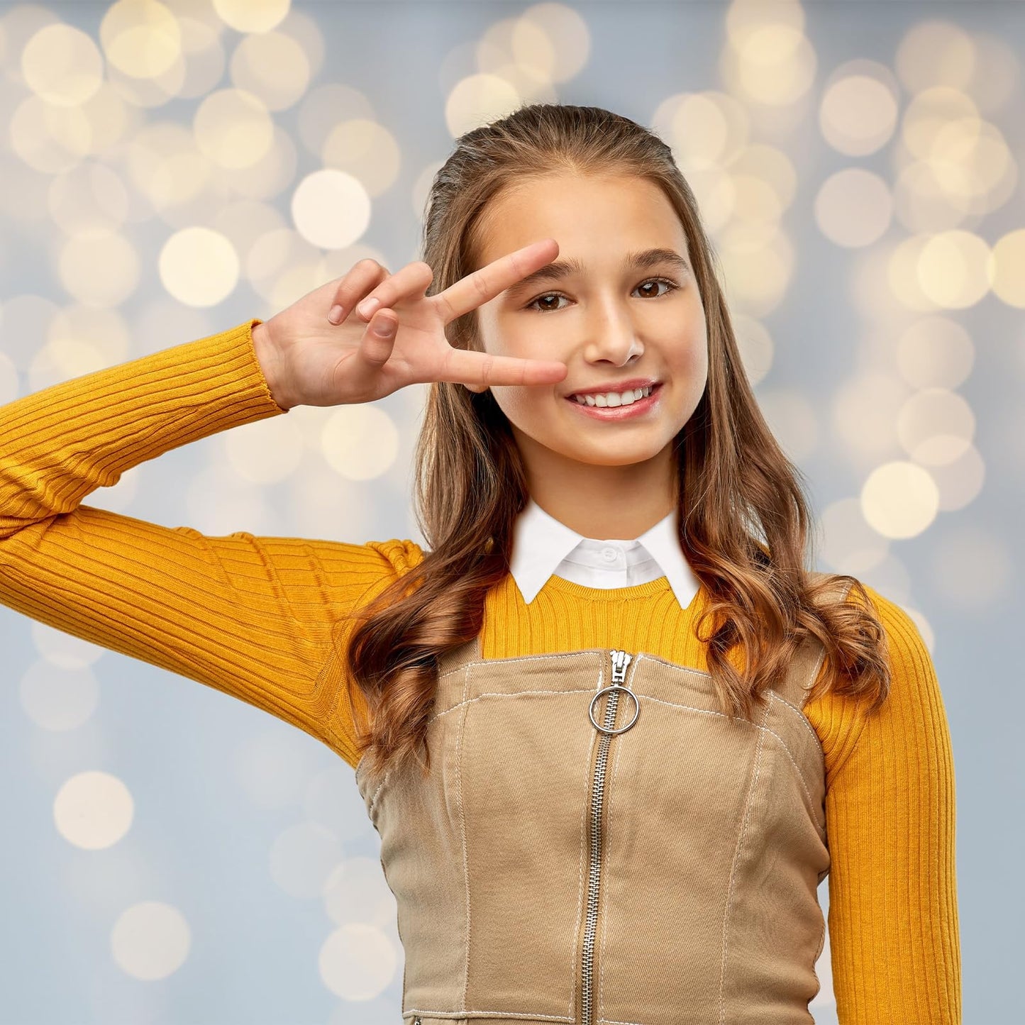 Detachable Dickey Collar Blouse for Women, Fake Half Shirts Faux False Collar for Girls Favors, White