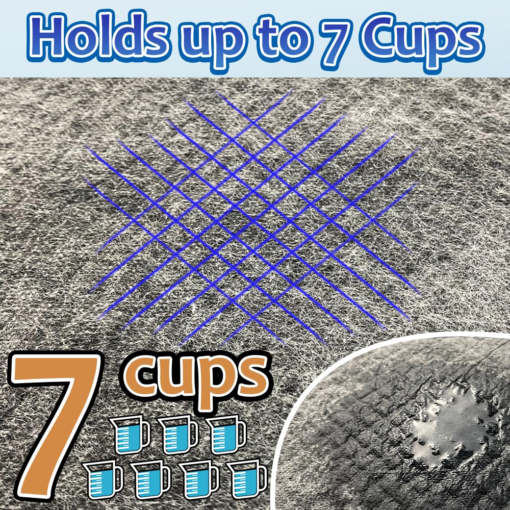 Dogcator Charcoal Dog Pee Pads Extra Large 28“x34”, Puppy Pads XL 30 Count, Potty Pads for Dogs, Disposable Urine Bed Pads for Odor-Control, X-Large Piddle Underpads, Training Liners for Housebreaking