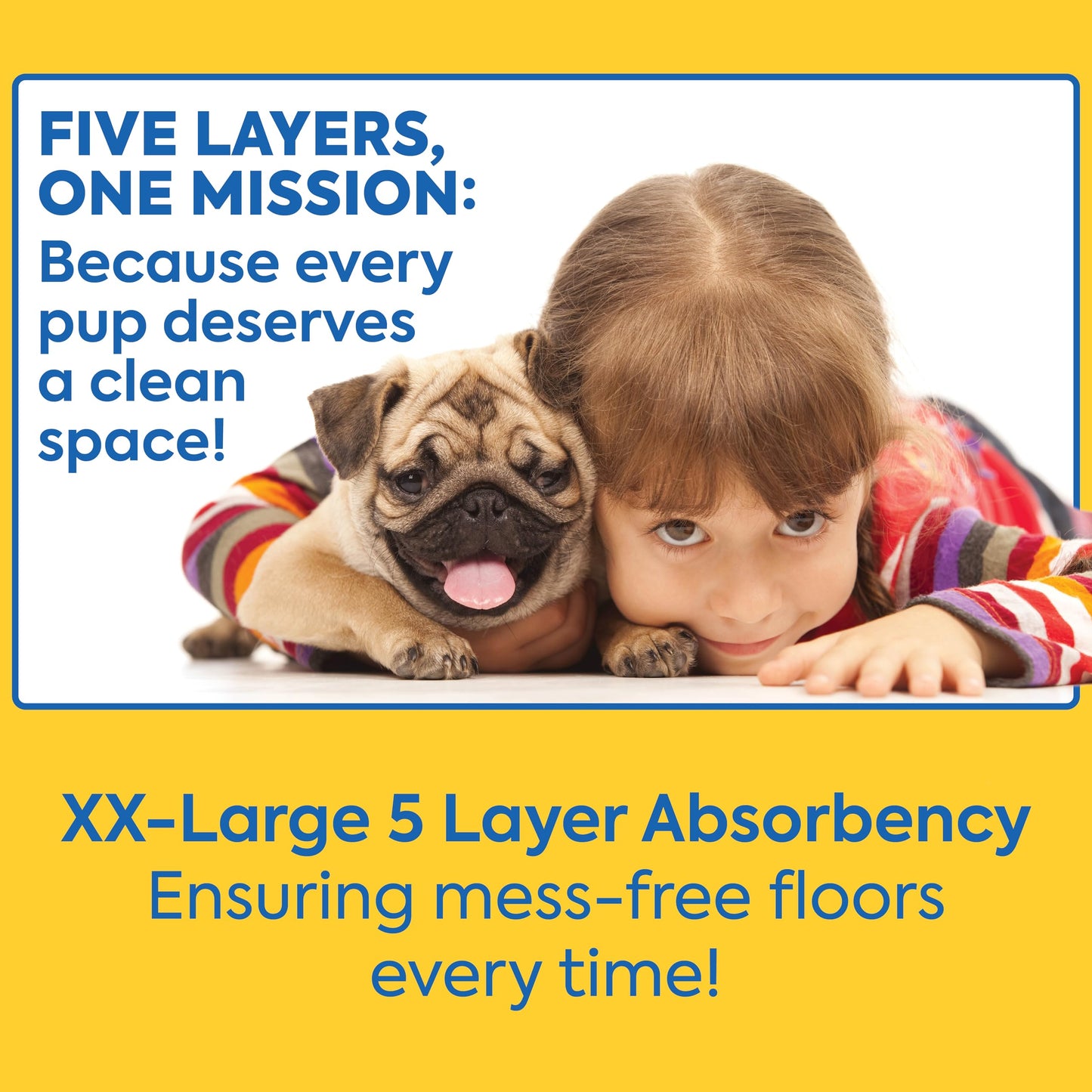 OUT! Petcare Puppy Pads XXL, Heavy Duty, Leak Proof Pee Pads for Dogs, Potty Training & Housebreaking, Puppy Essentials (26"x30", 30 Count)