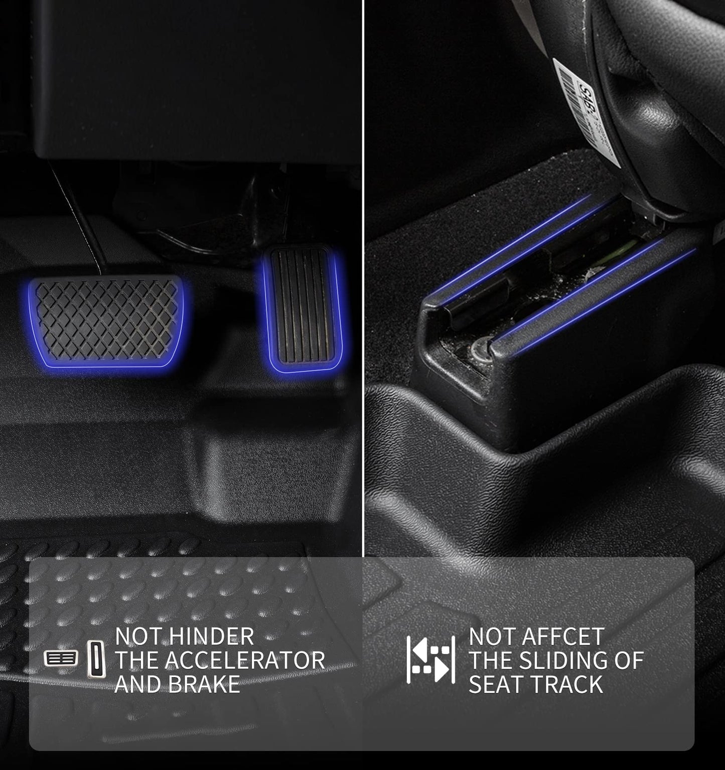 KELCSEECS® Floor Mats & Cargo Liner for 2026 2025 2024 2023 2022 Hyundai Tucson(Not Fit Hybrid) All Weather Car Mats Cargo Mat Floor Liners Trunk Mat Hyundai Tucson Trunk Liner Accessories Black