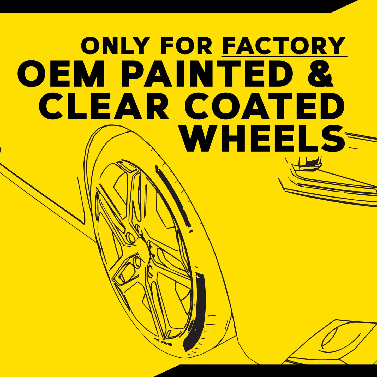 Meguiar's Hot Rims Foaming Wheel & Tire Cleaner - Combines a Wheel and Tire Cleaner in One Product that Quickly Powers through Brake Dust and Grime on OEM Clear Coated Wheels, 20 Oz Foam