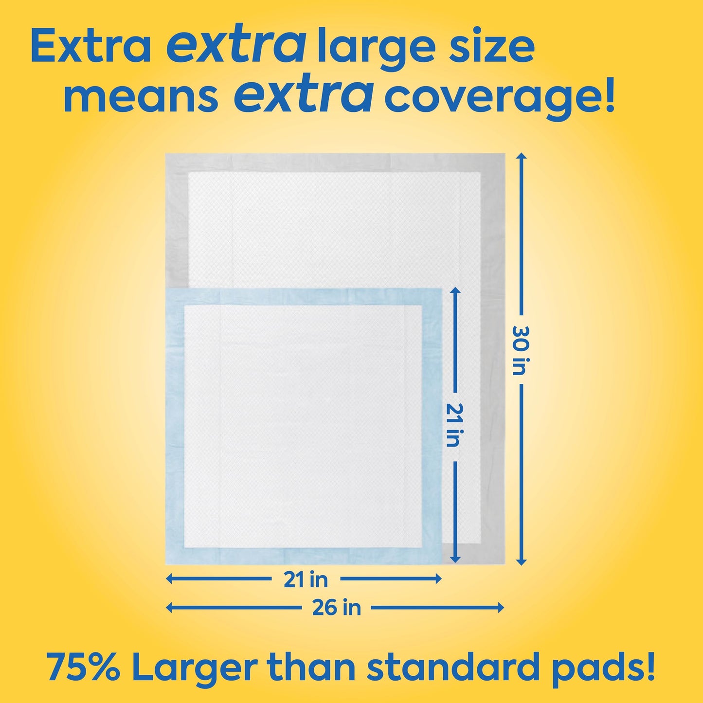 OUT! Petcare Puppy Pads XXL, Heavy Duty, Leak Proof Pee Pads for Dogs, Potty Training & Housebreaking, Puppy Essentials (26"x30", 30 Count)