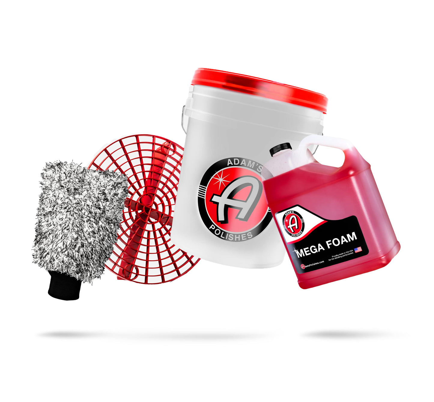 Adam's Polishes Mega Foam Car Washing Bundle - pH Best Car Wash Soap For Foam Cannon, Pressure Washer or Foam Gun | Concentrated Detailing & Cleaning Detergent | Won't Strip Wax or Ceramic Coating