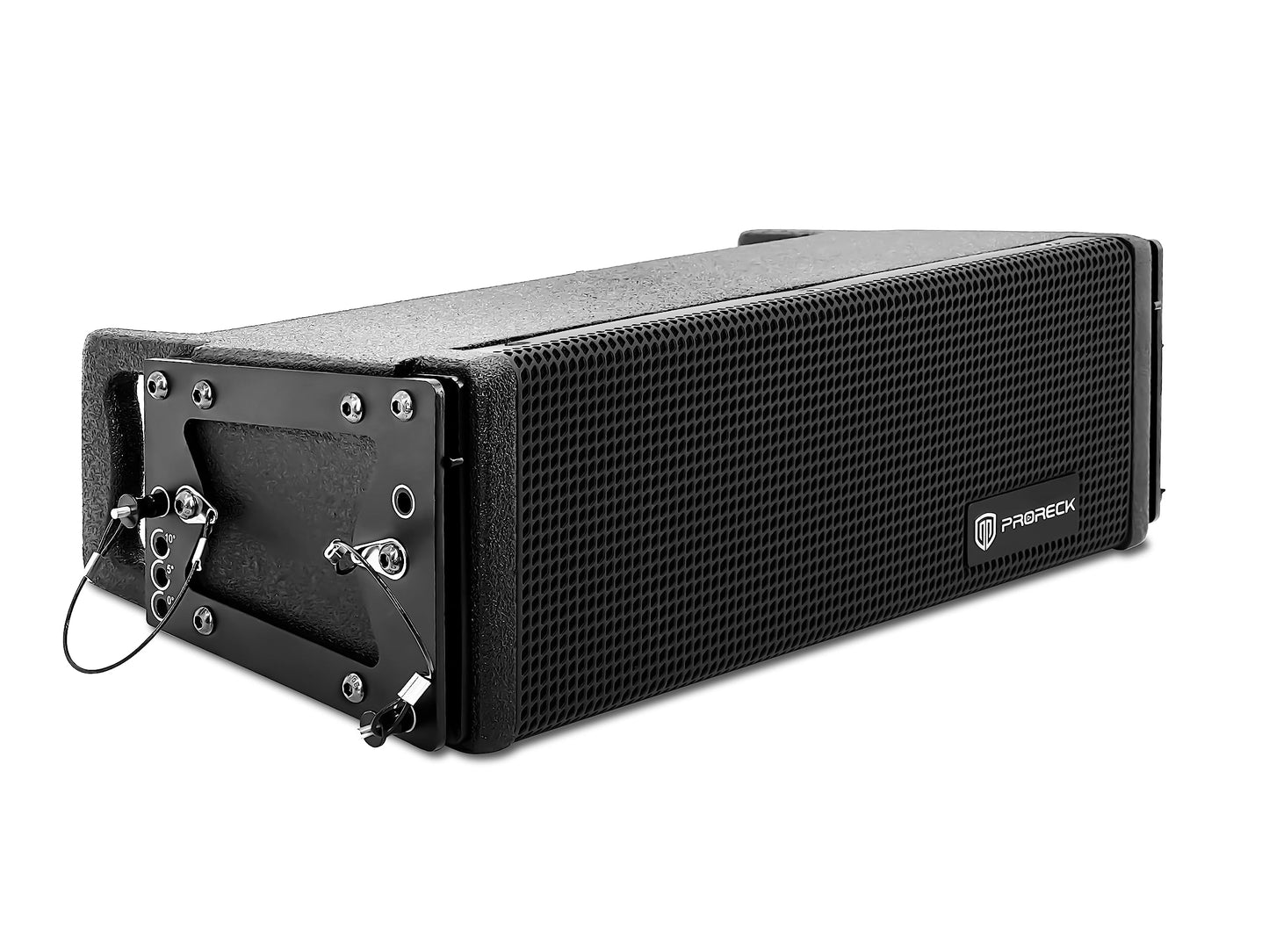 PRORECK Venue Set 10000W P.M.P.O Stereo/Mono DJ Powered PA Speaker System Combo Set Dual 4’’ Line Array Speaker, Dual 12 inch Active Subwoofer with Bluetooth Control, DSP Suitable for Concert, Venue
