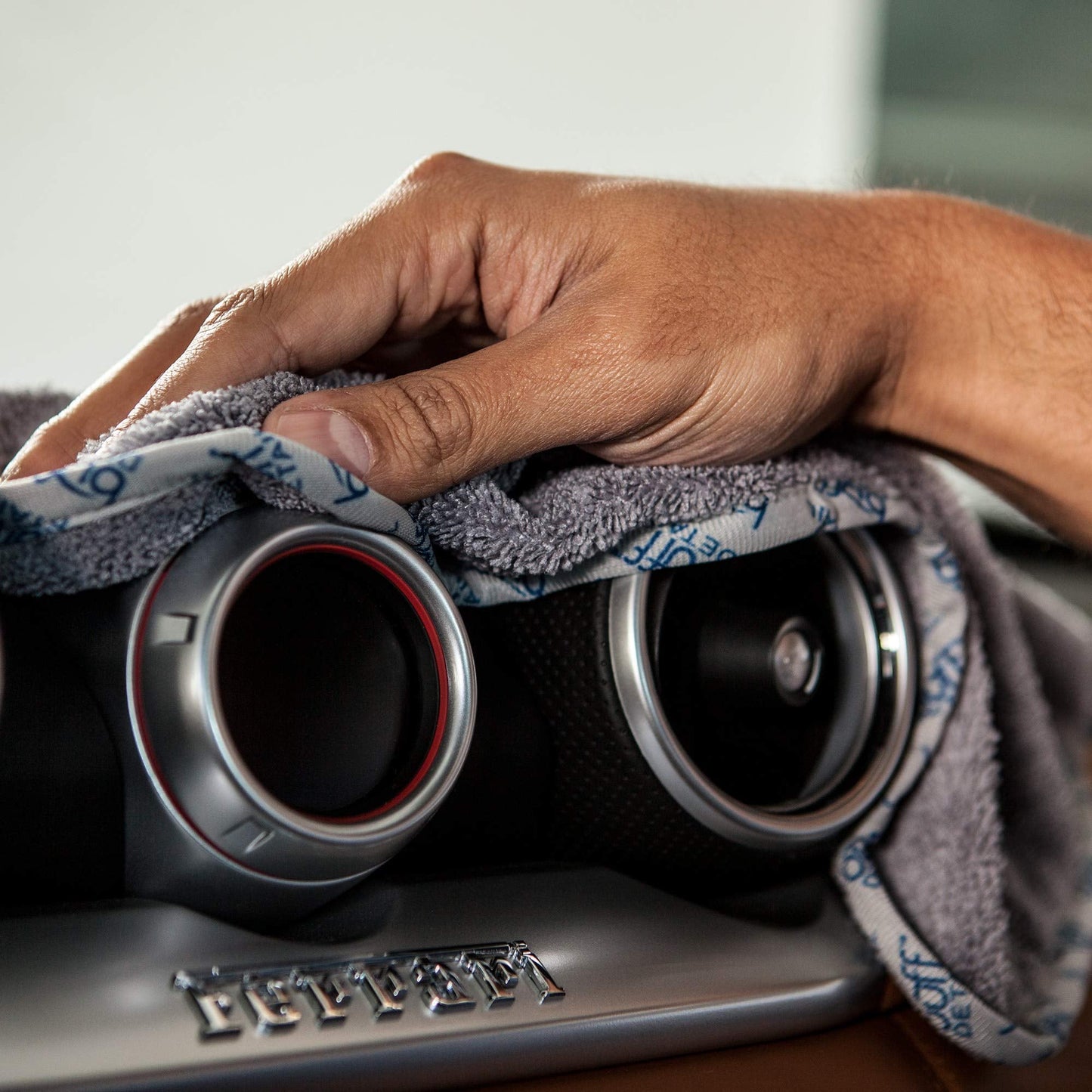 Detail Microfiber Car Towels Bulk (16"x 16")| 400 GSM | 80/20 Blend | Tagless | Soft Satin Piped Edges | All-Purpose Auto Detailing - Wax, Buff, Polish, Wash, Dry | Case of 144 (Gray)