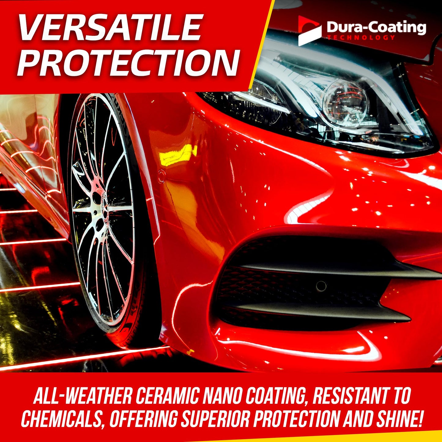 X-Treme Nano Coat Ceramic Coating - DURA-COATING TECHNOLOGY Car Polish and Detailing for Car Care - Lasts up to 5 Years With 1 Coat (50 ML)