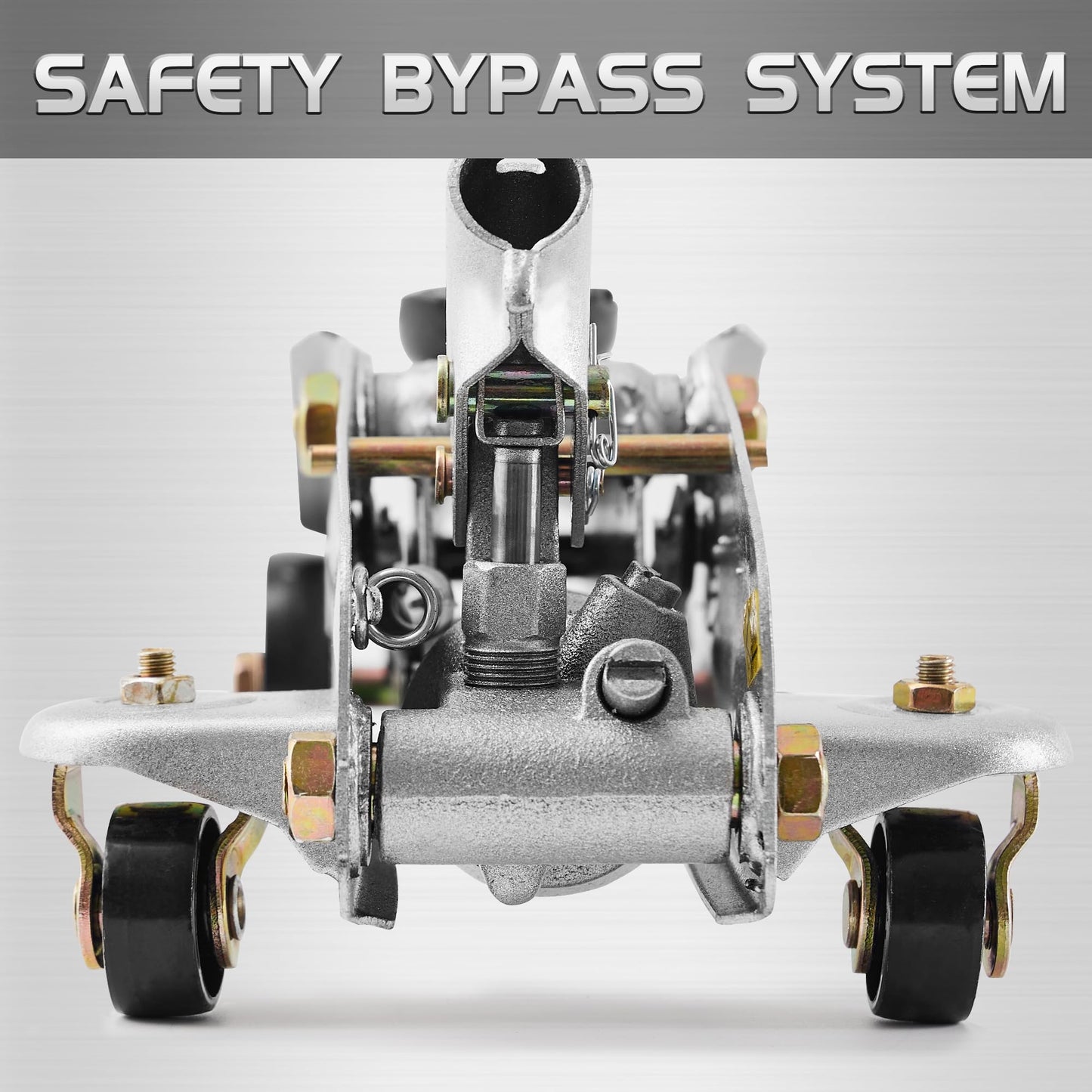 TONDA Floor Jack, Hydraulic Portable Car Lift Jack, 1.5 Ton (3,000 lb) Capacity (Silver)