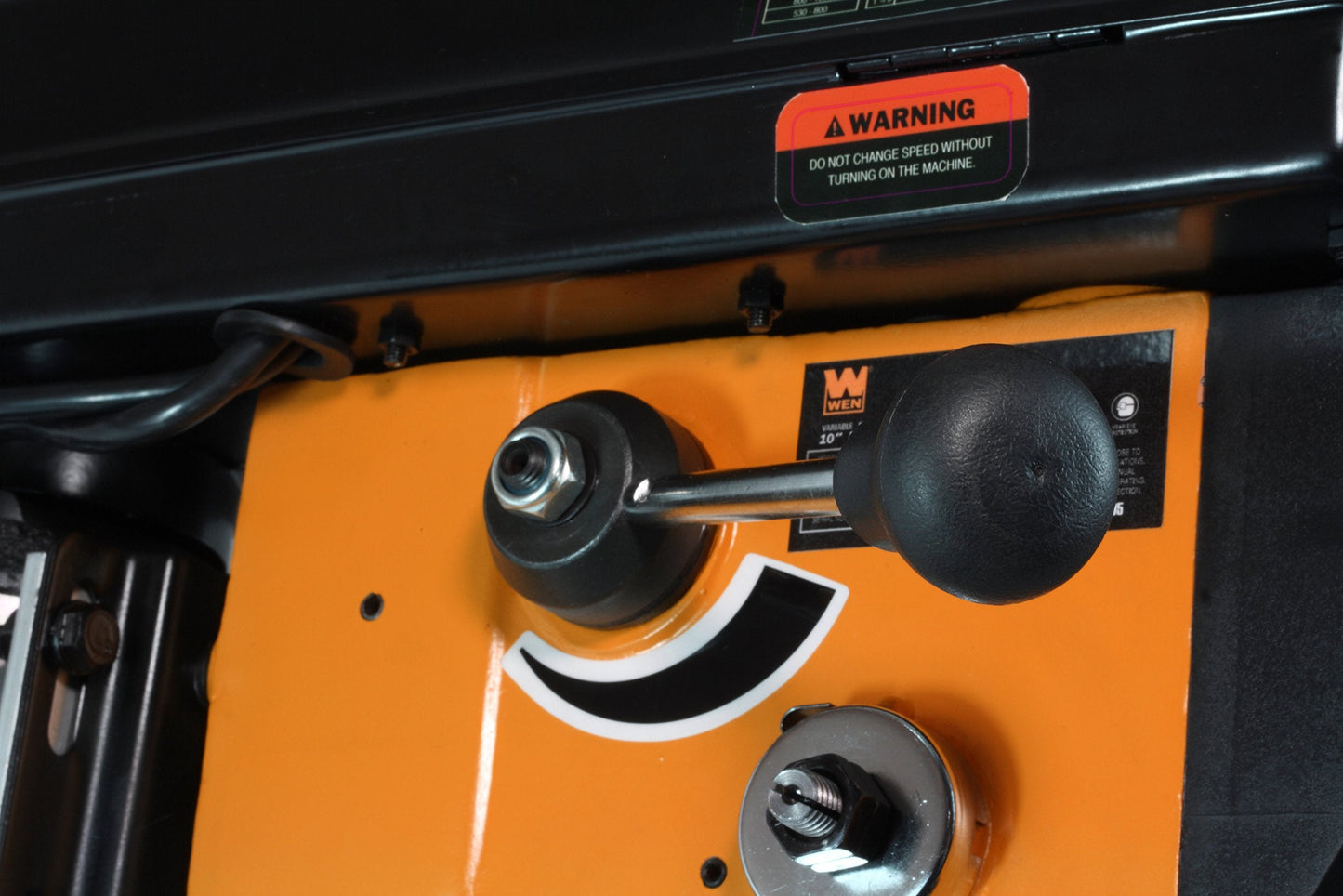 WEN 10-Inch Benchtop Drill Press, 6.2-Amp Variable Speed Motor with Cast Iron Construction, and Laser (DP1062V)