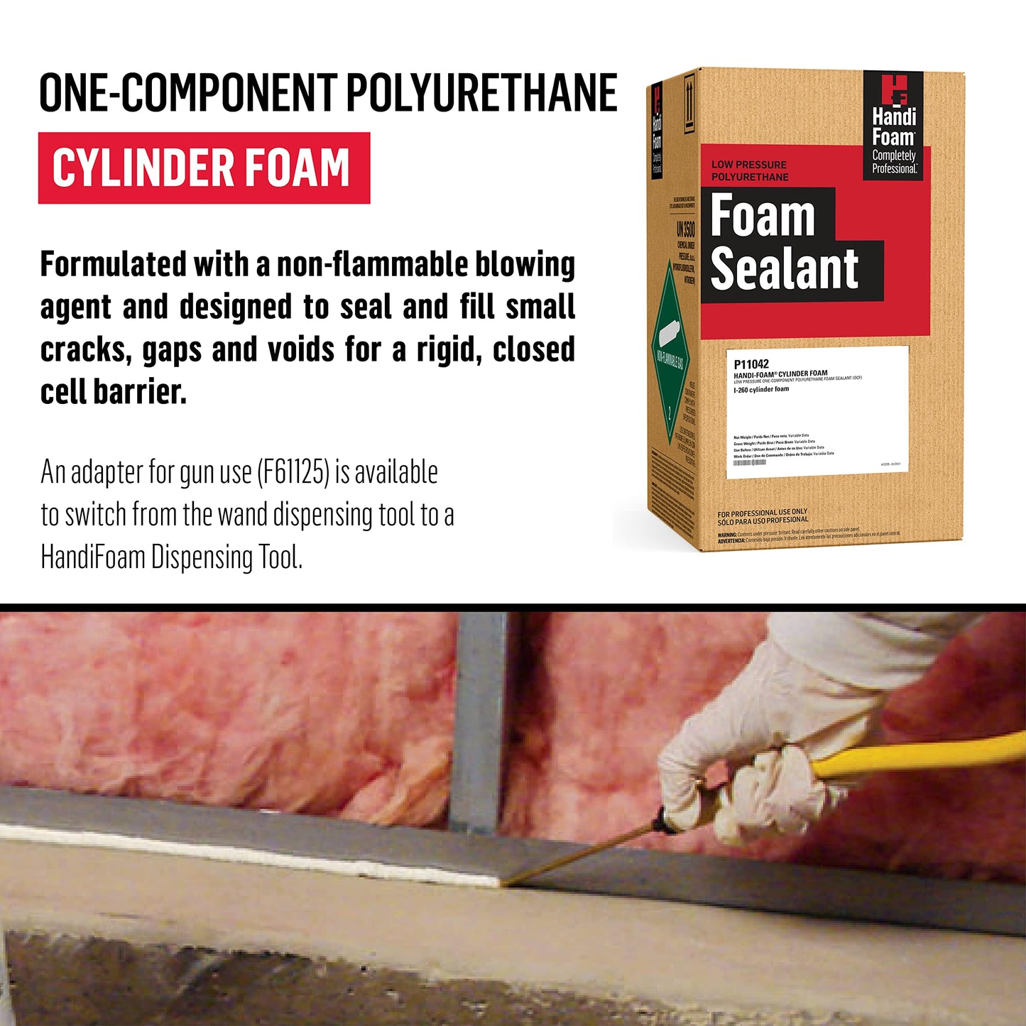 HANDIFOAM (HFO) Cylinder Foam SEALANT W/Accessories I-260