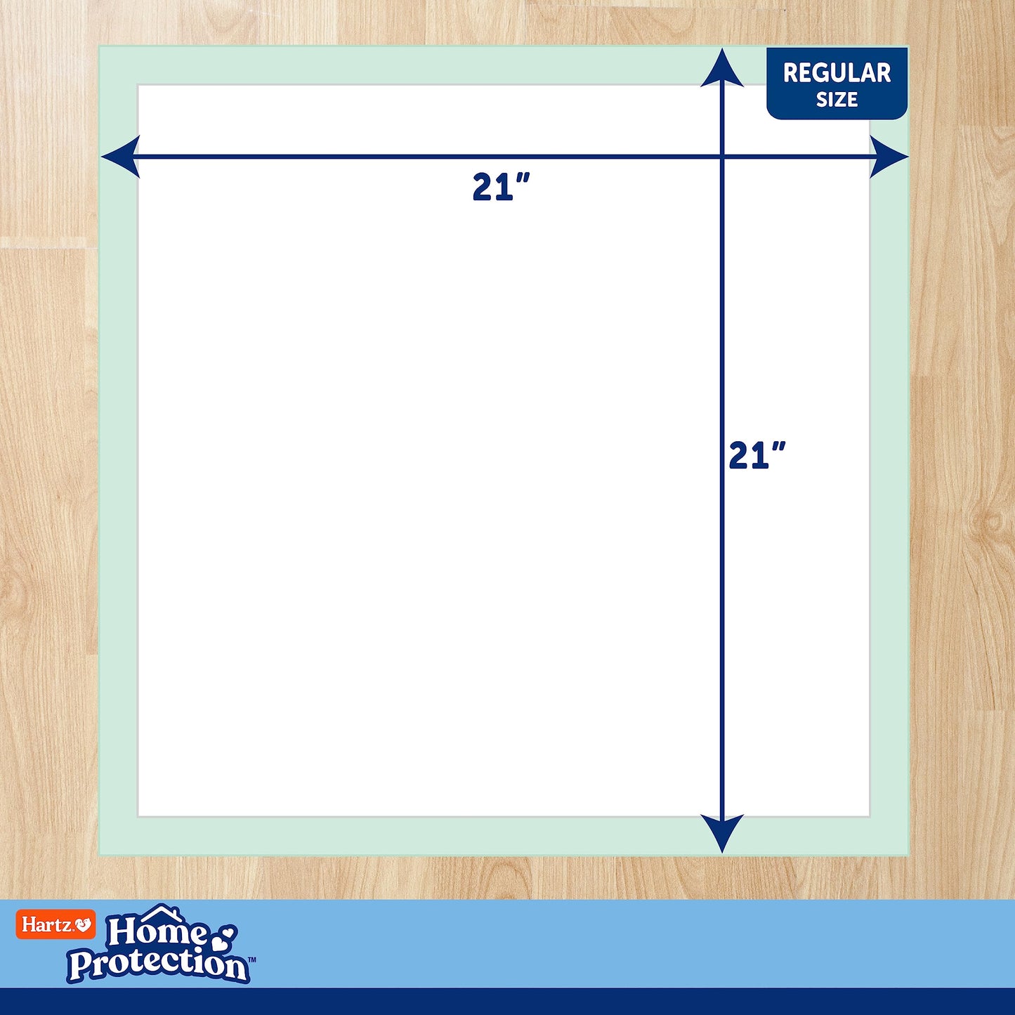 Hartz Home Protection Unscented USA Made Dog Pads, 50 count, Super Absorbent & Won't Leak, Odor Eliminating