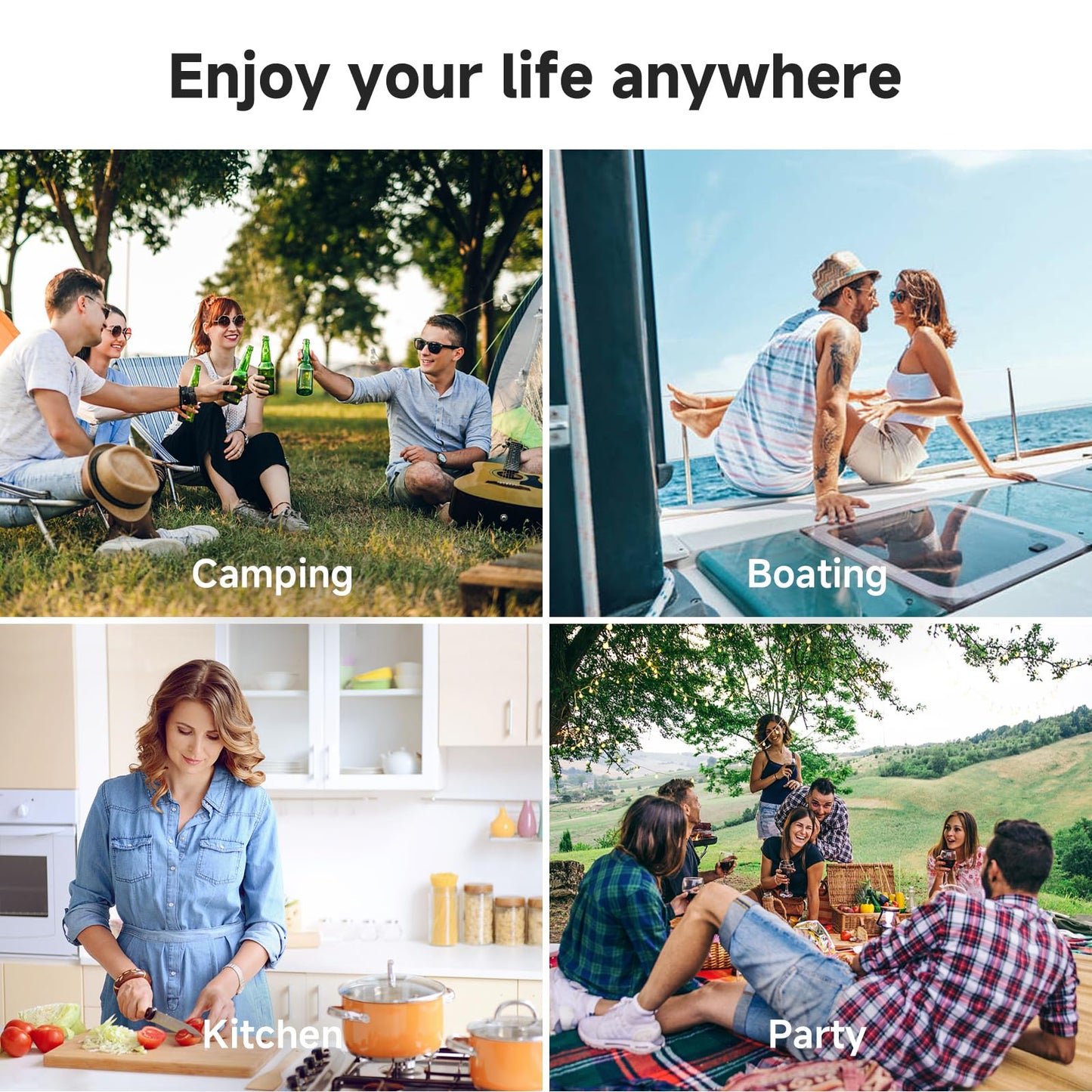 BODEGACOOLER 12 Volt Car Refrigerator, Portable Freezer, Car Fridge Dual Zone WIFI APP Control, 80 Quart(75L) -4℉-68℉Car Cooler, 12/24V DC and 100-240V AC, for Camping, Travel, RV, Outdoor