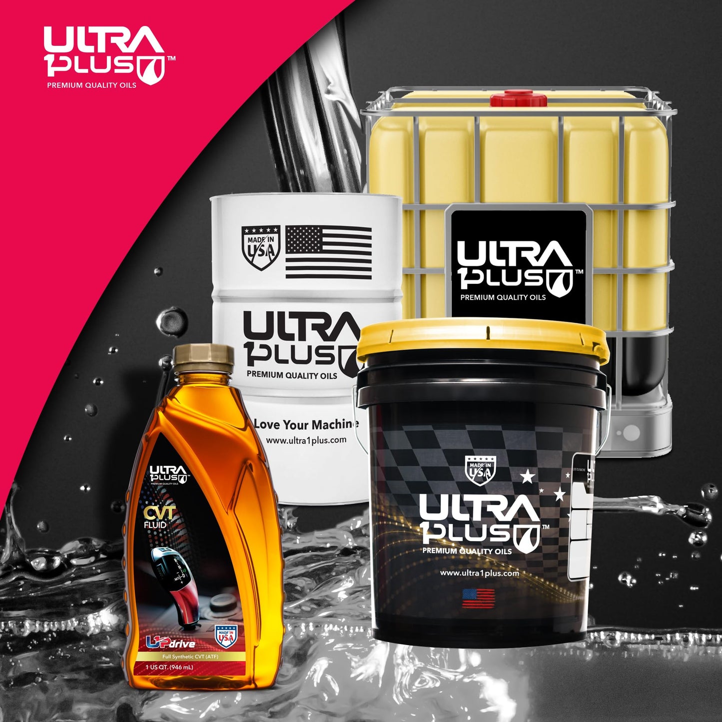 ULTRA 1PLUS CVT Full Synthetic Fluid Universal (5 Gallon Pail)