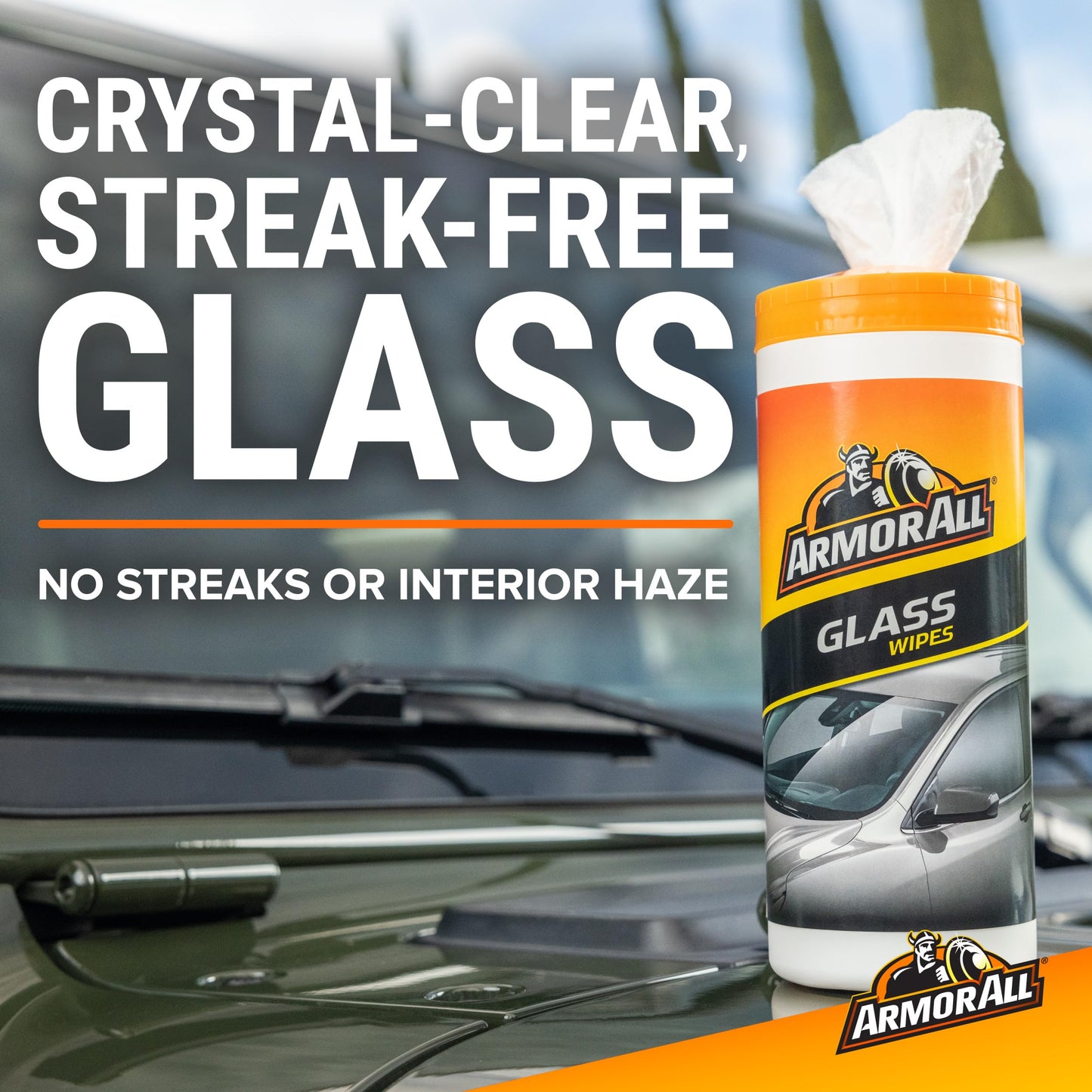 Armor All Car Wash and Car Cleaner Kit by Armor All, Includes Glass Wipes, Car Wash & Wax Concentrate, Protectant Spray and Tire Foam