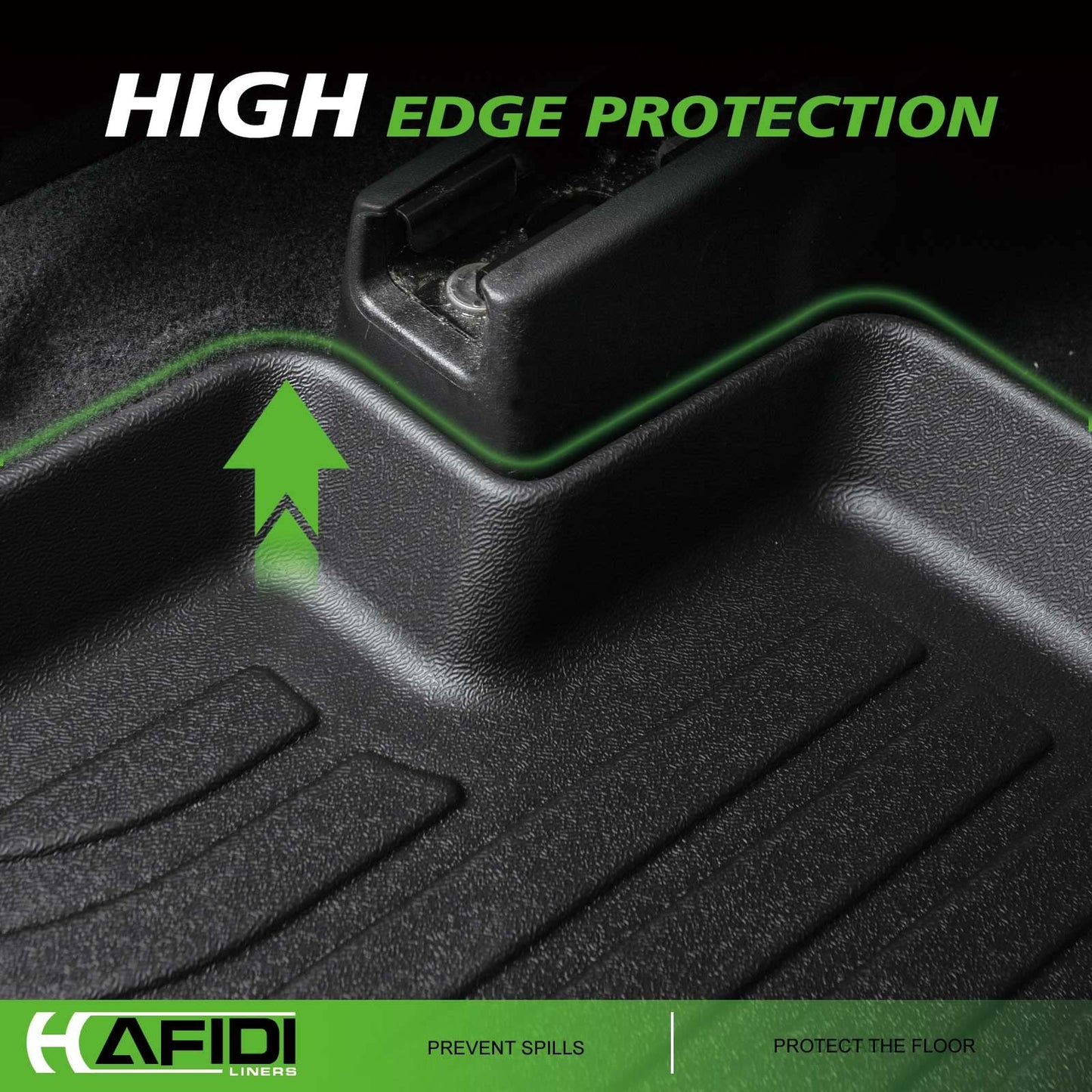 HAFIDI All Weather Car Floor Mats & Cargo Liner for 2010-2015 RX RX350 RX450h Custom Fit Full Set Accessories - Black