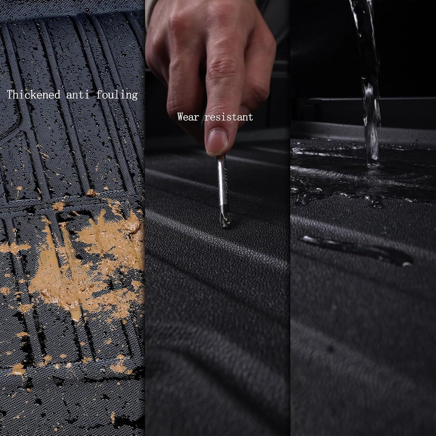 AltraVos Car Mats for 2022-2025 Mitsubishi Outlander (Not for PHEV or Sport Models), 7 Seats Floor Mats & Trunk Mat & 2nd and 3rd Backrest Mat for Outlander