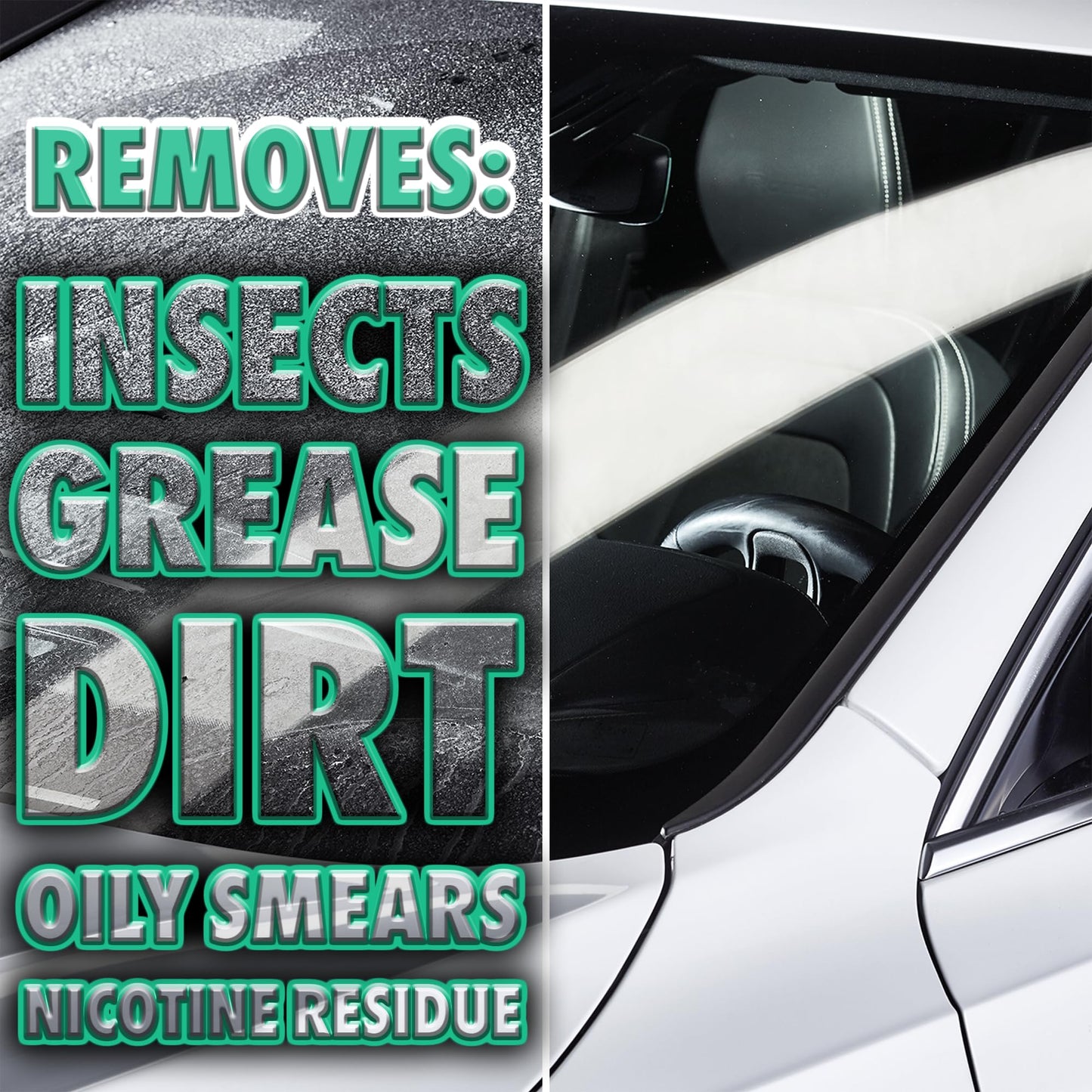 SONAX Glass Cleaner | Powerful Streak Free Formula for Crystal Clear Windows and Mirrors | Easily Removes Dirt Grease and Grime | Safe for Automotive and Household Use | 338600 | 10L