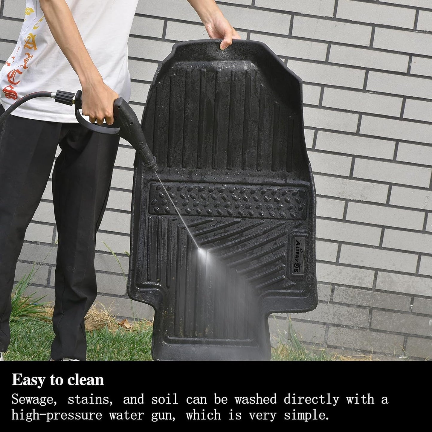 AltraVos Car Mats for 2022-2025 Mitsubishi Outlander (Not for PHEV or Sport Models), 7 Seats Floor Mats & Trunk Mat & 2nd and 3rd Backrest Mat for Outlander