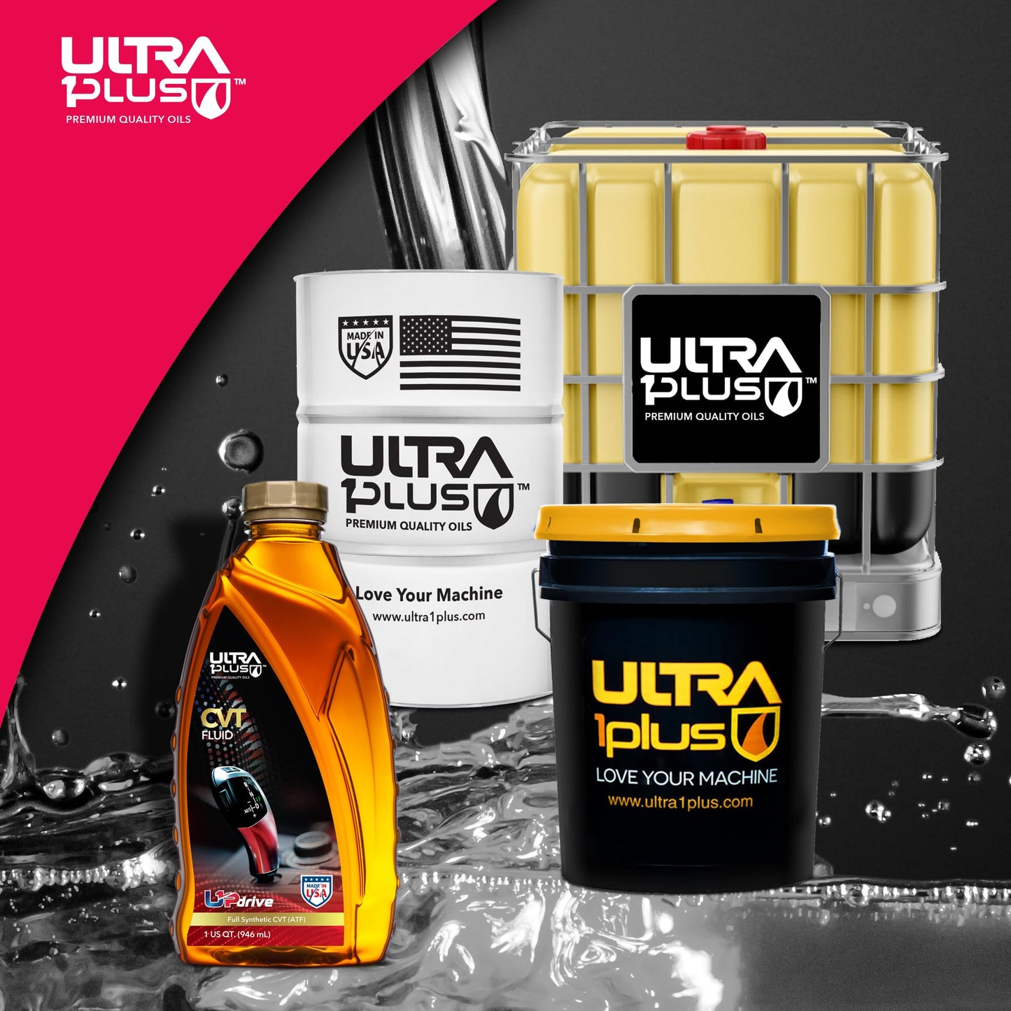 ULTRA 1PLUS CVT Full Synthetic Fluid Universal (5 Gallon Pail)