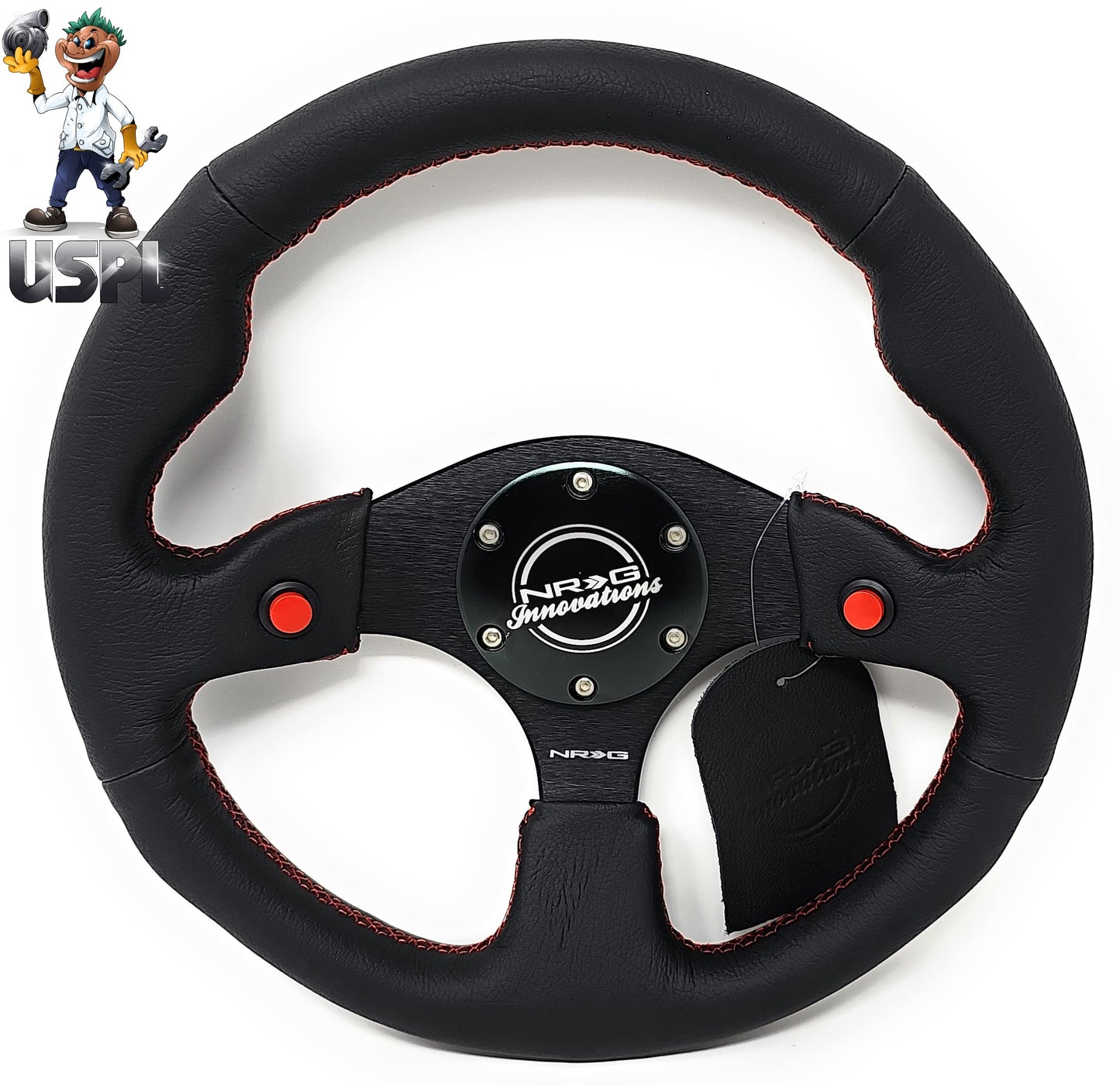New NRG Innovations Reinforced Series Steering Wheel RST-007R + U.S. Performance Lab Air Freshener