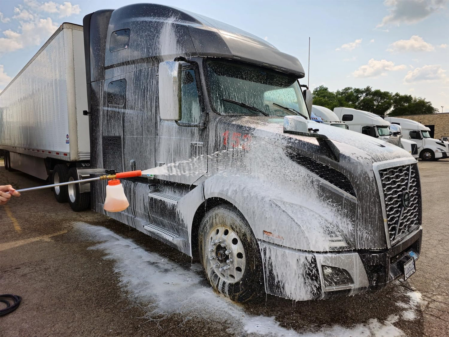 Wash Chems Pro50 Touchless Car Wash Detergent Soap Concentrate - No Brushing, Commercial Grade Professional Auto Foam Cleaner Also Great for Trucks, RVs, Tractors (2.5 Gallons)