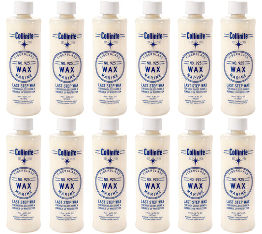 Collinite No. 925 Fiberglass Marine Wax, 16 Fl Oz - 12 Pack