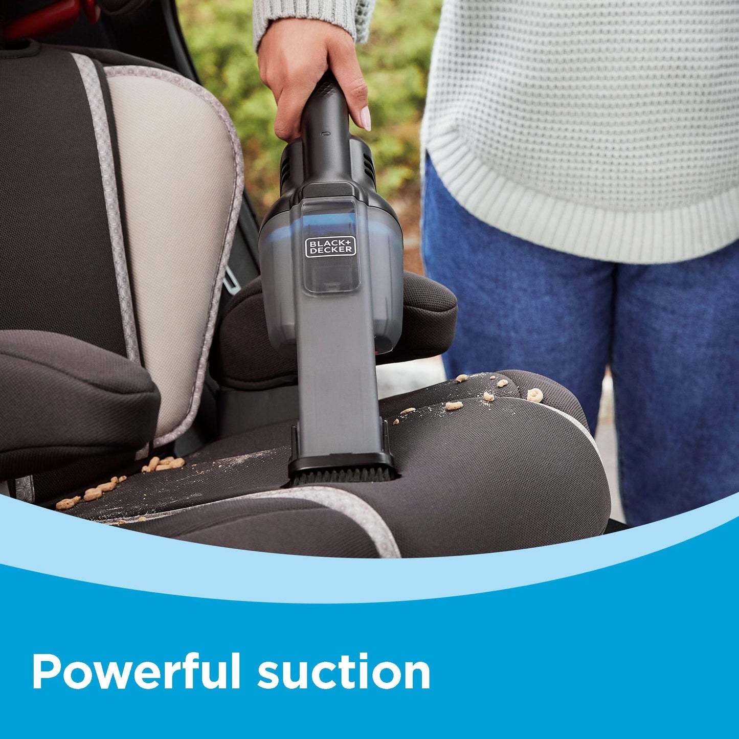 BLACK+DECKER dustbuster Blast Cordless Handheld Vacuum, Home and Car Vacuum (HNVD220J00)